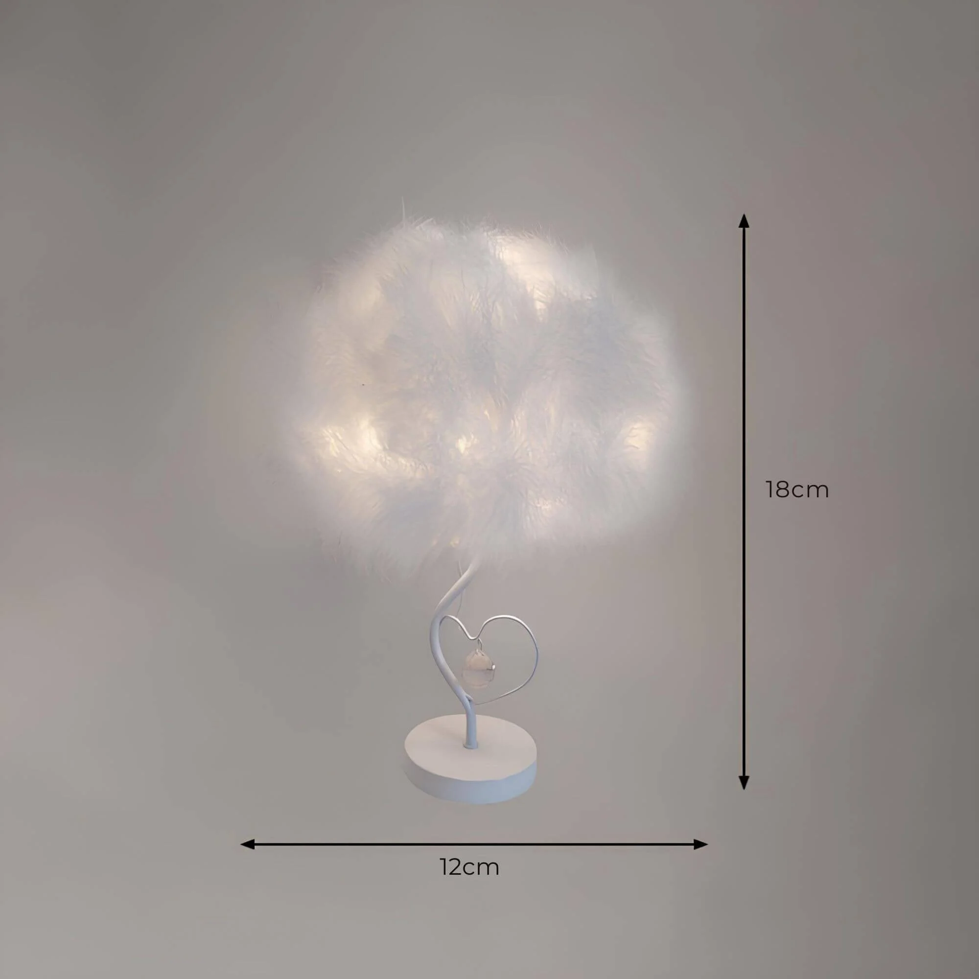 Evoglow Feder Wolken Tischlampe Skandinavisch Romantisch Federcloud Xlumina5