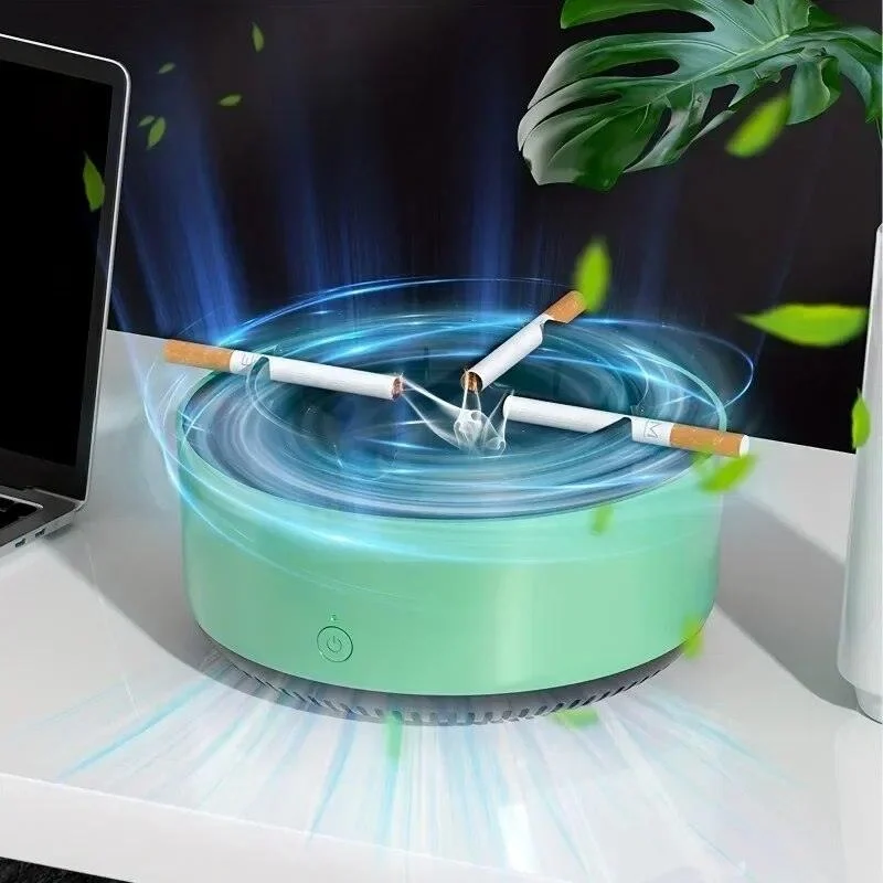 Fn331pc Intelligent Cigarette Ashtray Air Purifier Immediately Removes Second Hand Smoke And Tobacco Smell