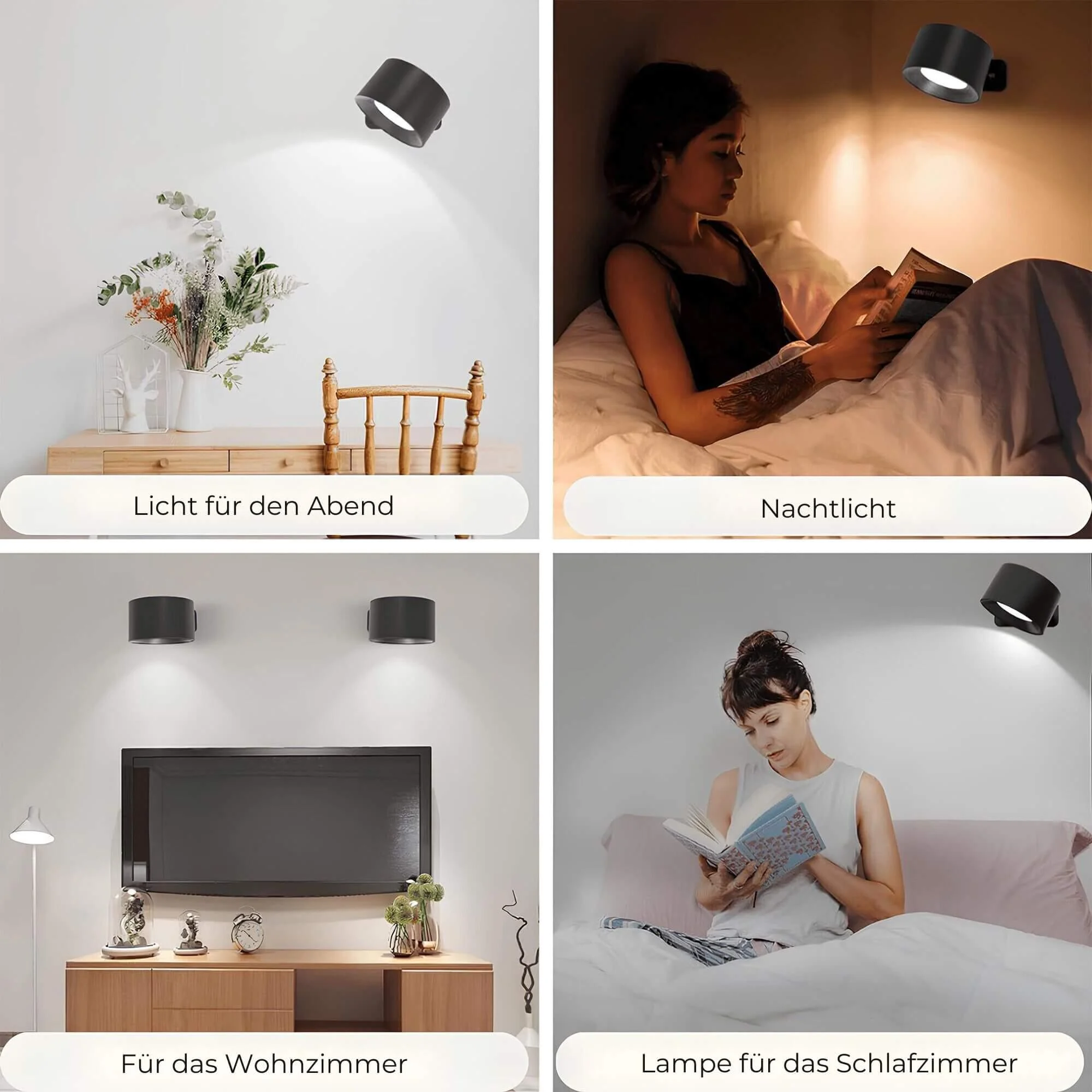 flexilamp-kabellose-360-grad-wandlampe-schwarz-weiss-gold-silber-wiederaufladbar-modern-design-xlumina12 Flexilamp Kabellose 360 Grad Wandlampe Schwarz Weiss Gold Silber Wiederaufladbar Modern Design Xlumina12