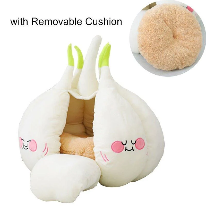 Garlic Pet Tent Bed For Cats And Small Dogs Patchandbagel 541783