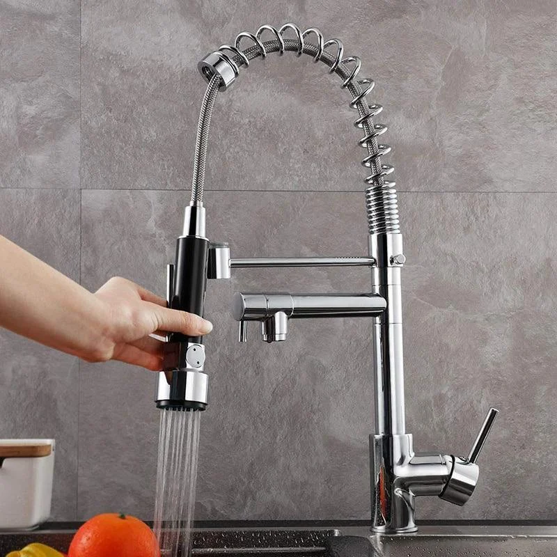 gavaer-spring-pull-down-kitchen-faucet-dual-mode-718462 Gavaer Spring Pull Down Kitchen Faucet Dual Mode 718462