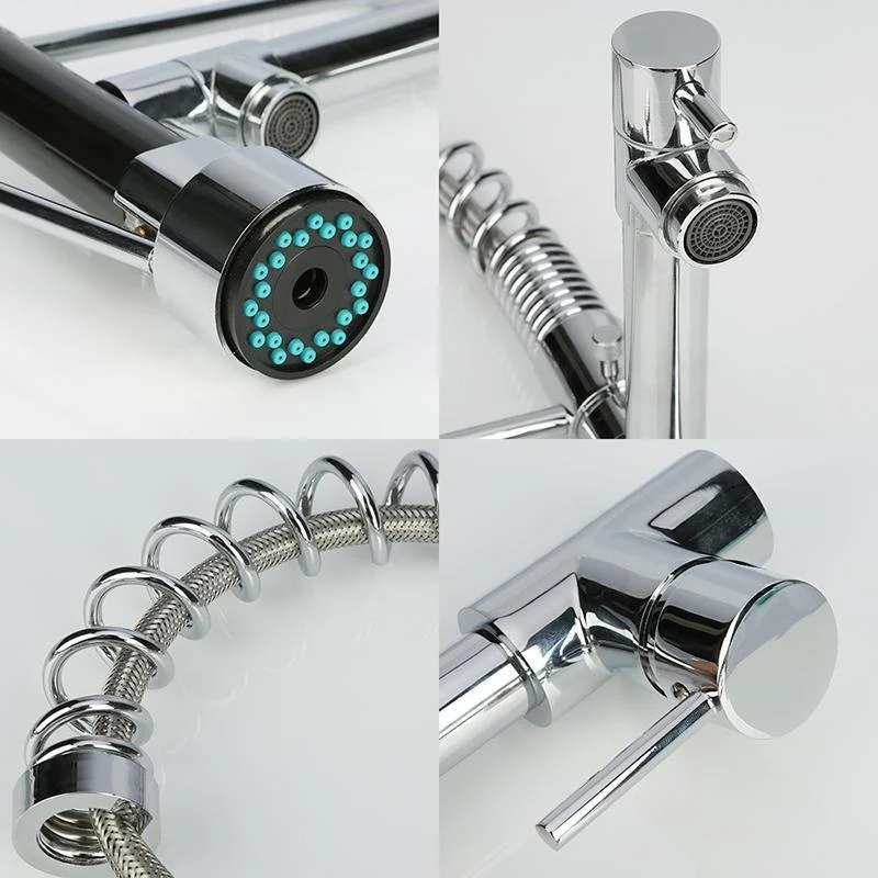Gavaer Spring Pull Down Kitchen Faucet Dual Mode 763050