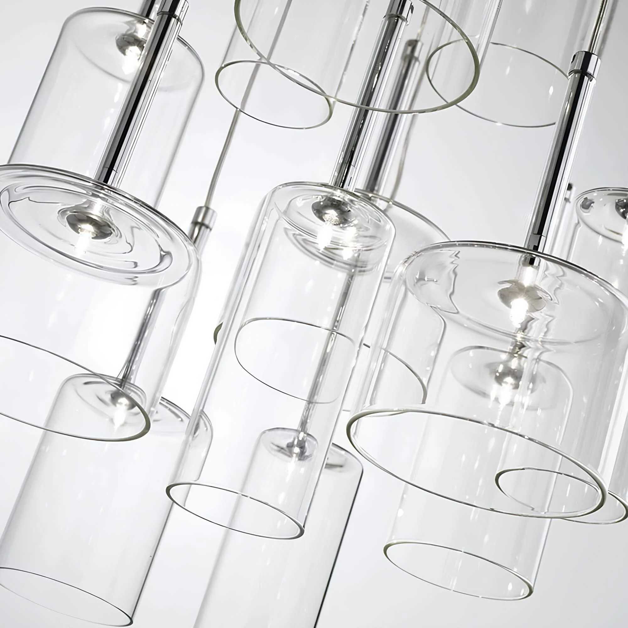 Glas Esstisch Hangeleuchte Modern Beleuchtung Esszimmer Elegant Minimalistisch Langlebig Xlumina 4