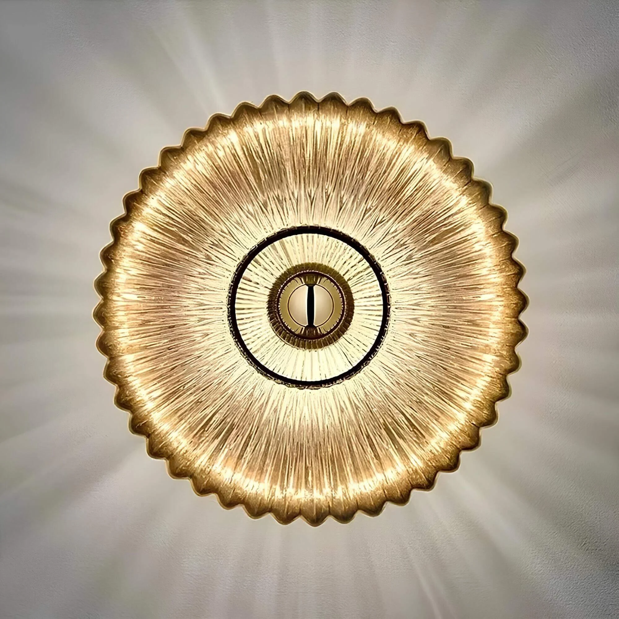 Glas Wandleuchte Wellenlicht 10w 2700k Elegant Modern Wohnzimmer Xlumina 3