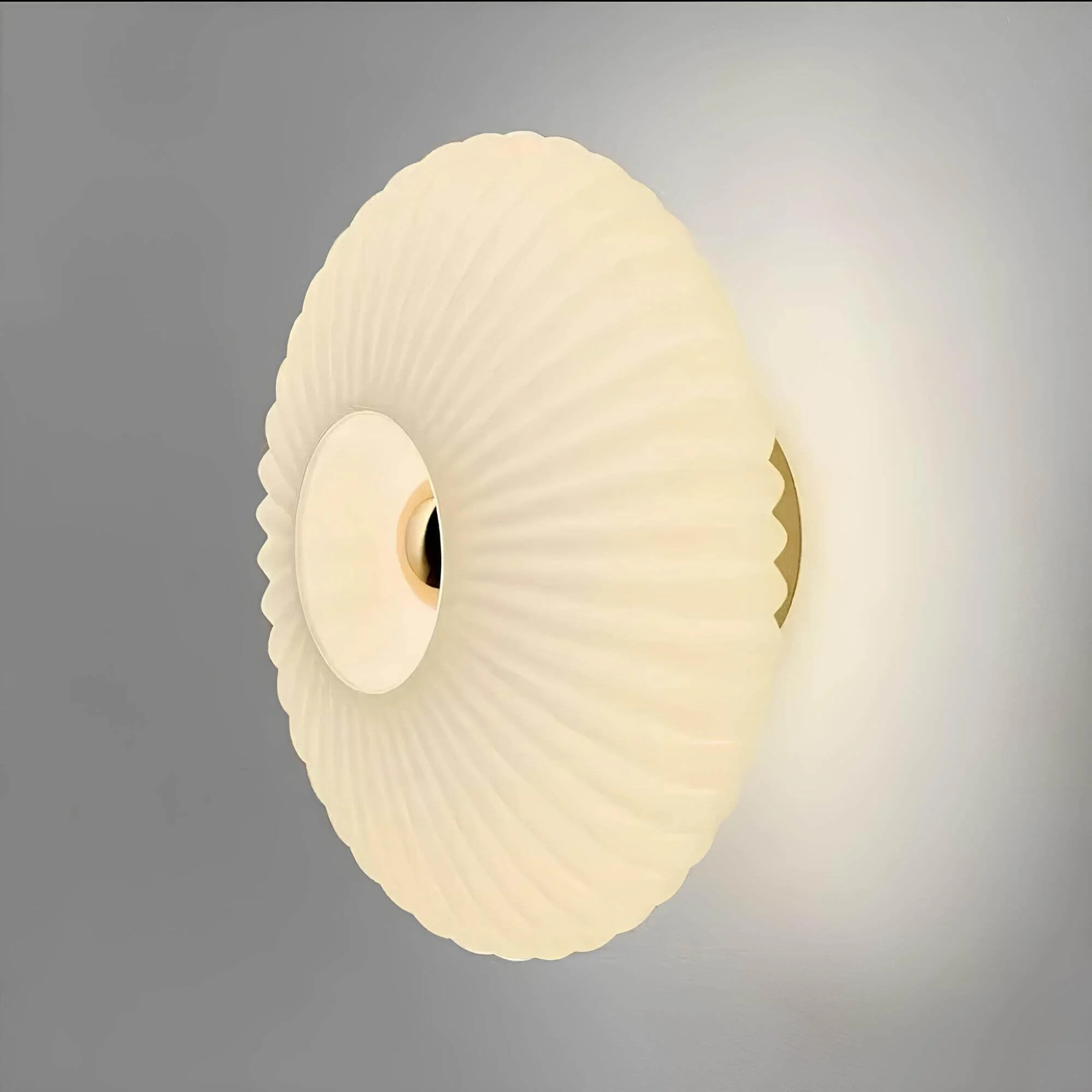 Glas Wandleuchte Wellenlicht 10w 2700k Elegant Modern Wohnzimmer Xlumina 4
