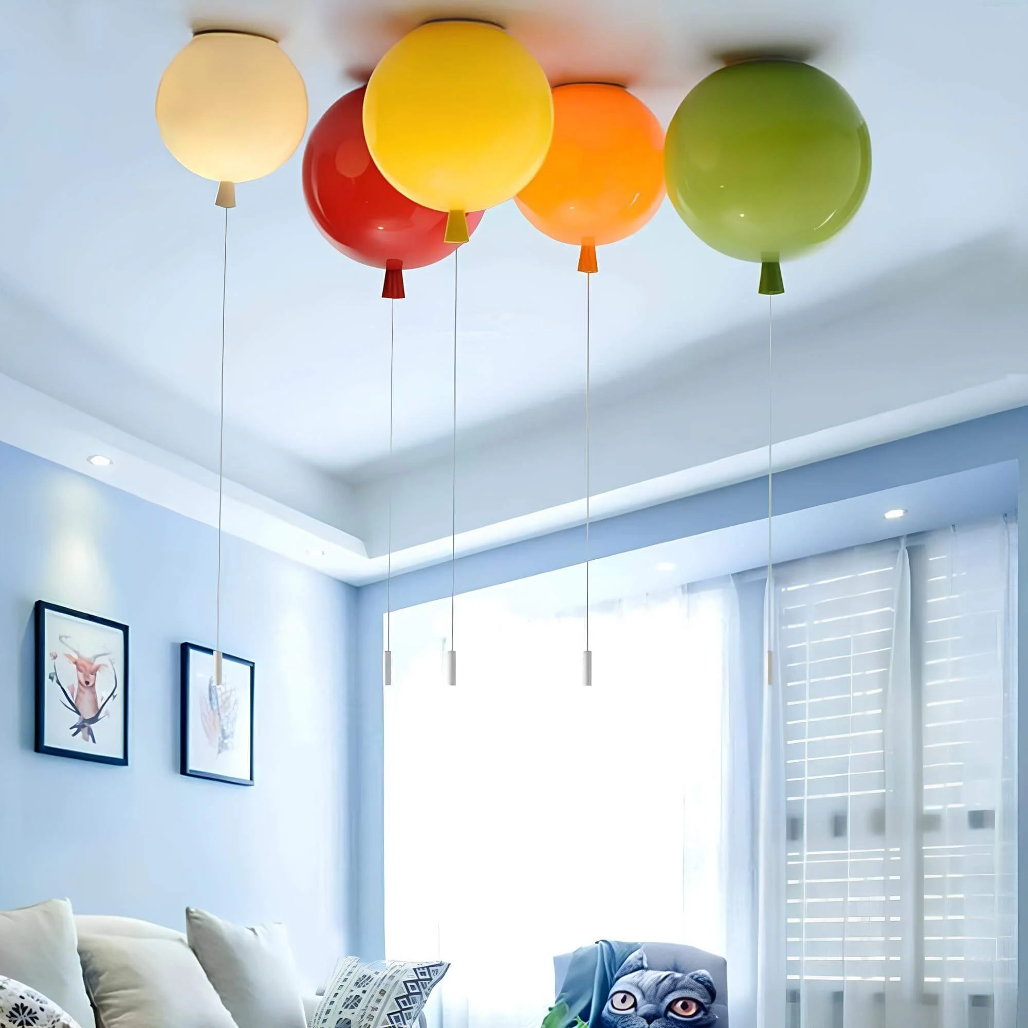Globo Ballon Deckenleuchte Kreative Beleuchtung Fur Kinderzimmer Xlumina 1