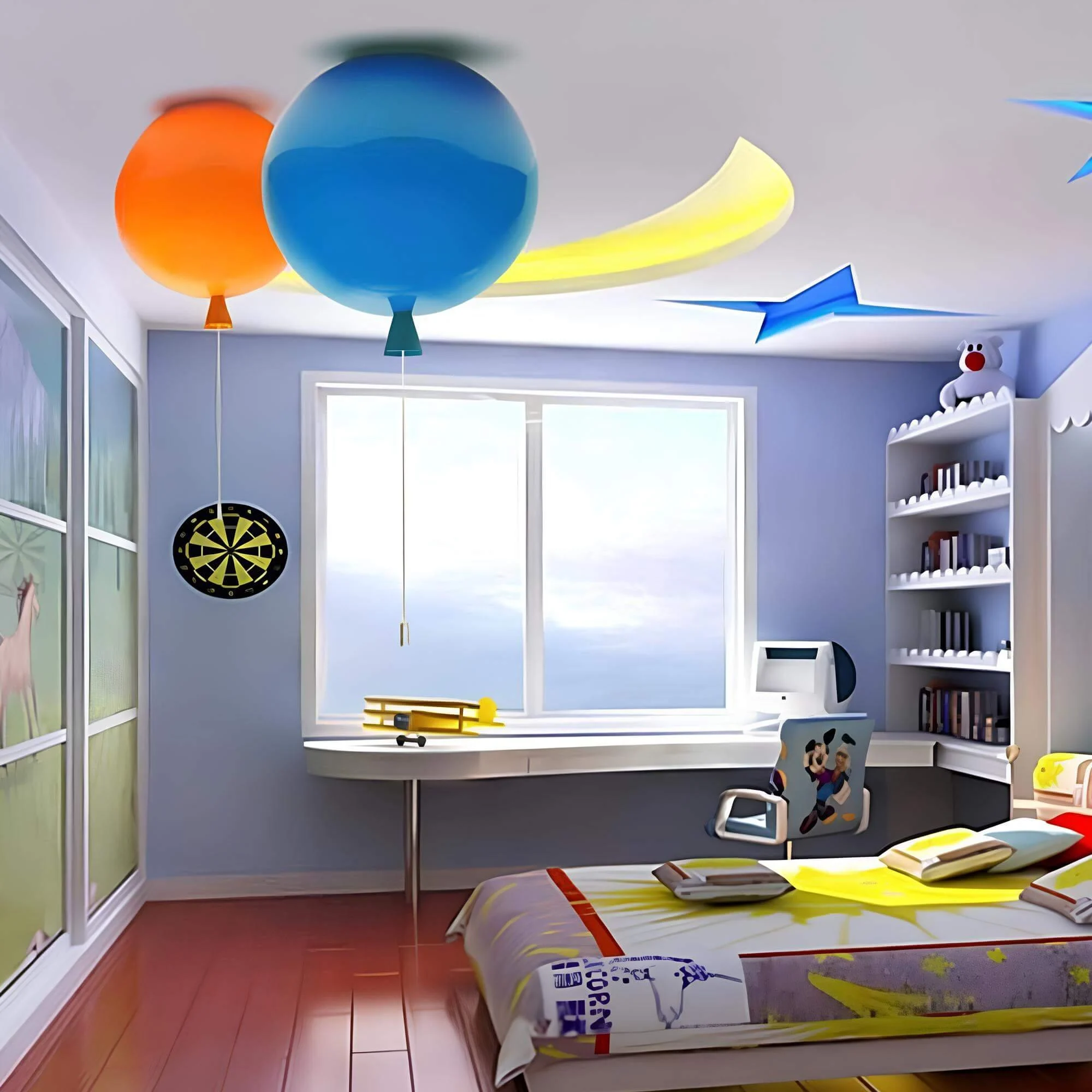 Globo Ballon Deckenleuchte Kreative Beleuchtung Fur Kinderzimmer Xlumina 6