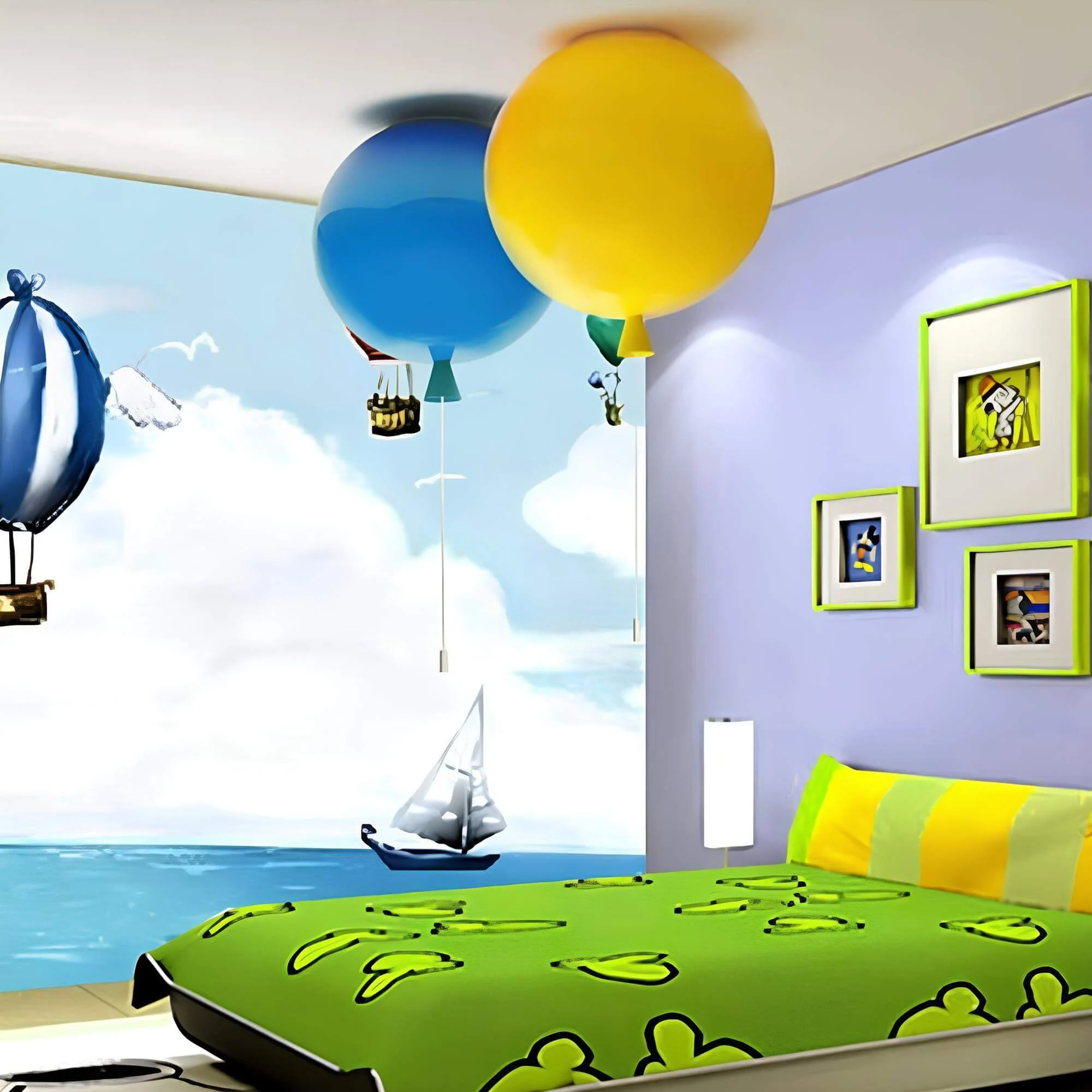 Globo Ballon Deckenleuchte Kreative Beleuchtung Fur Kinderzimmer Xlumina 7