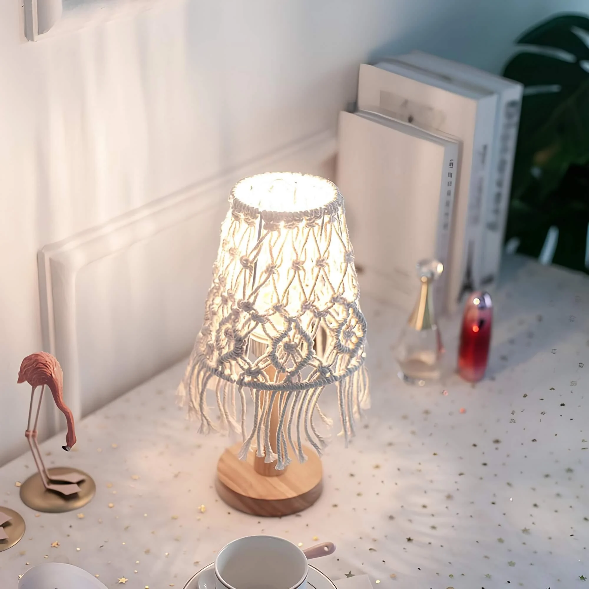 Globright Flexible Tischlampe Keramikfuss Modern Design Led Beleuchtung Schwarz Weiss Xlumina8