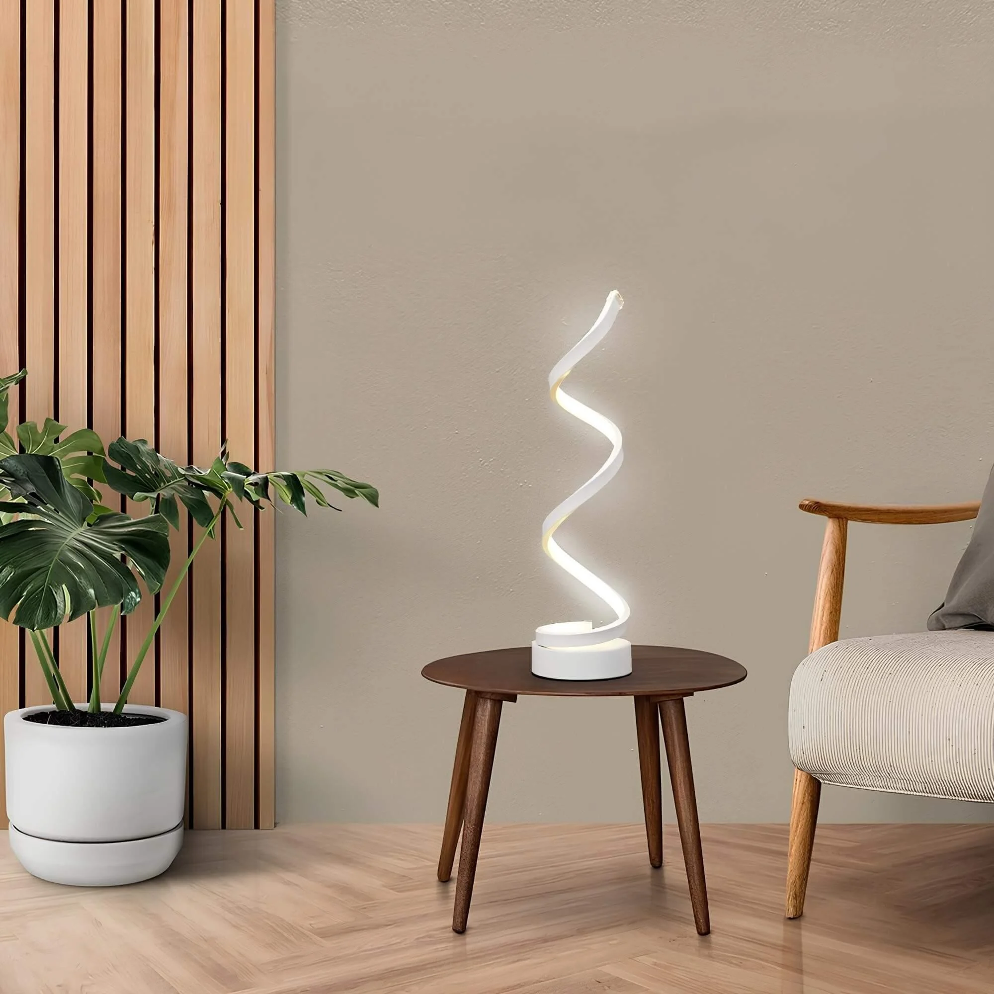 gloedcurve-spiral-tischlampe-modern-led-schwarz-weiss-gold-wohnzimmer-xlumina4 Gloedcurve Spiral Tischlampe Modern Led Schwarz Weiss Gold Wohnzimmer Xlumina4