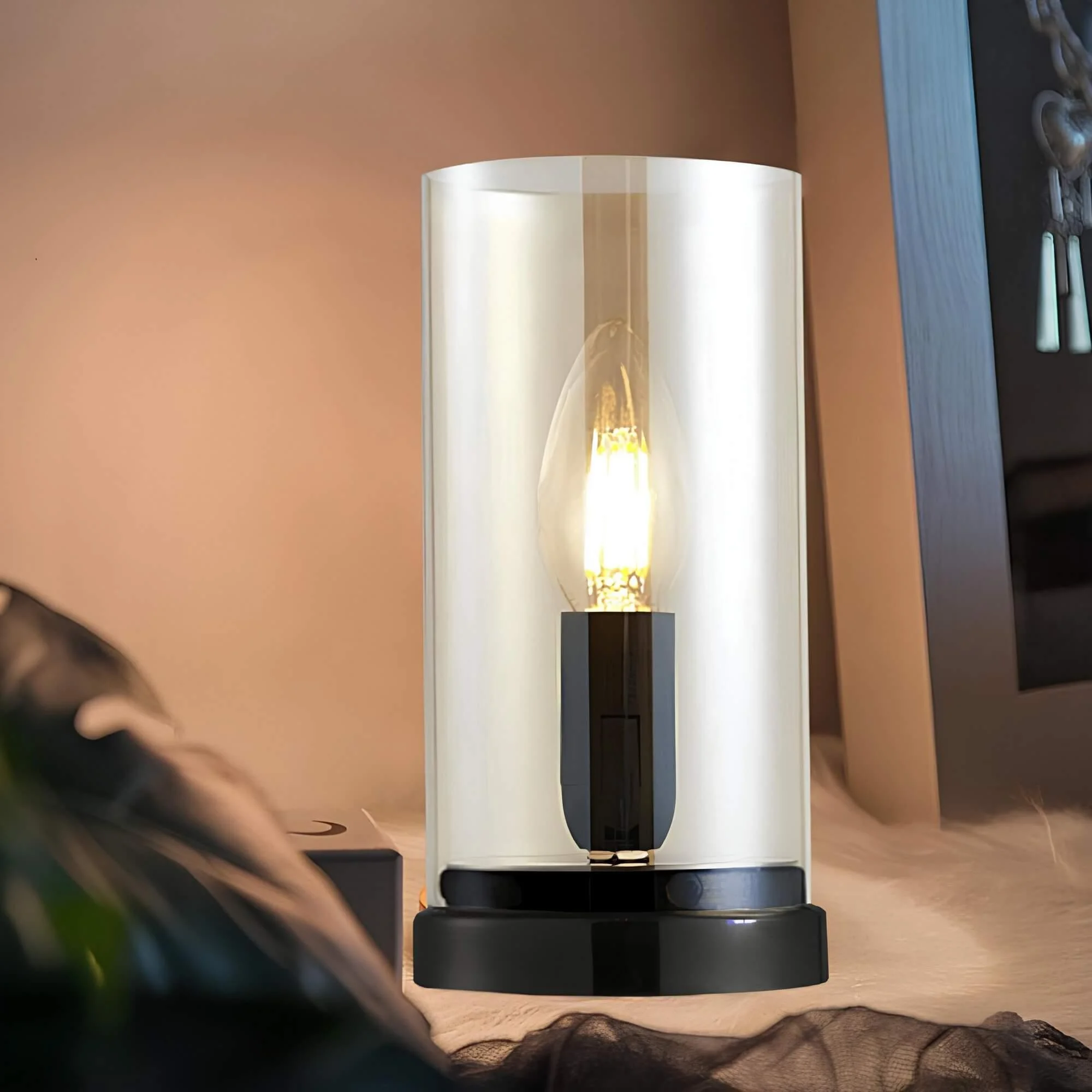 gloeieva-schwarze-industrielle-glas-tischlampe-wohnzimmer-industrial-design-e27-lampe-xlumina4 Gloeieva Schwarze Industrielle Glas Tischlampe Wohnzimmer Industrial Design E27 Lampe Xlumina4