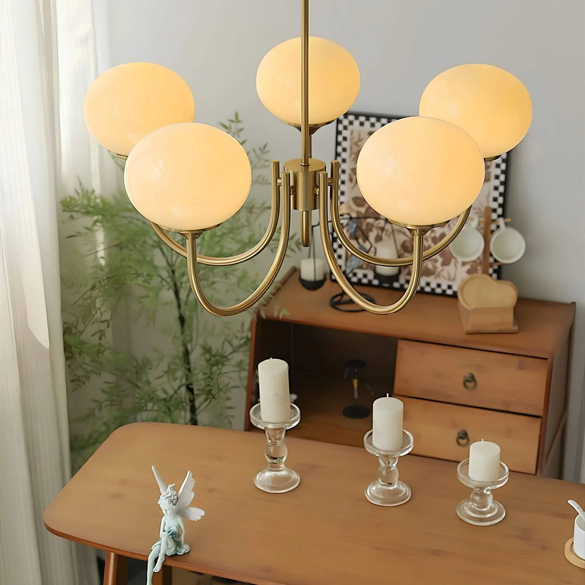 Glowing Delight Moderne Kronleuchter Aus Marshmallow Weiss 60cm Xlumina10