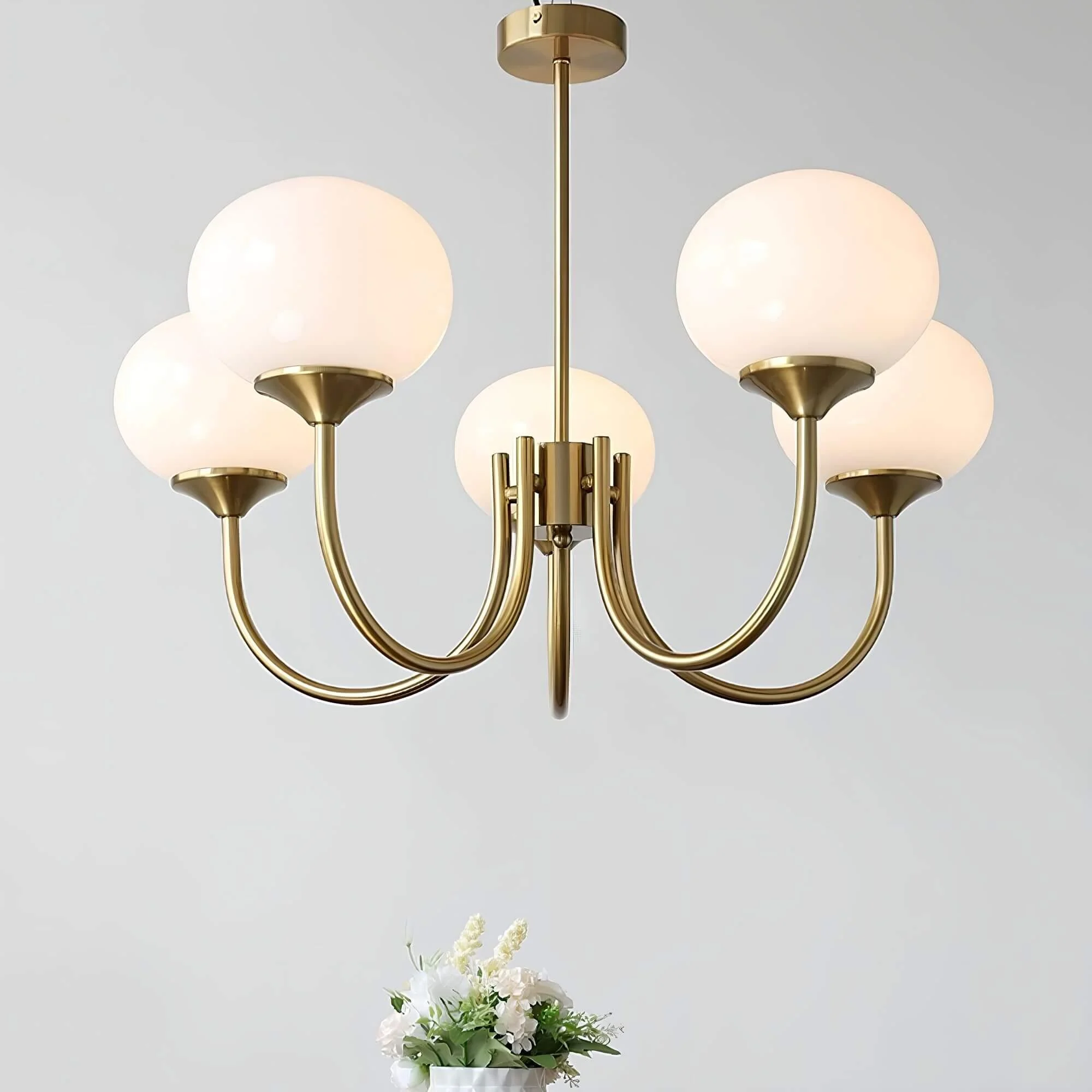 Glowing Delight Moderne Kronleuchter Aus Marshmallow Weiss 60cm Xlumina4