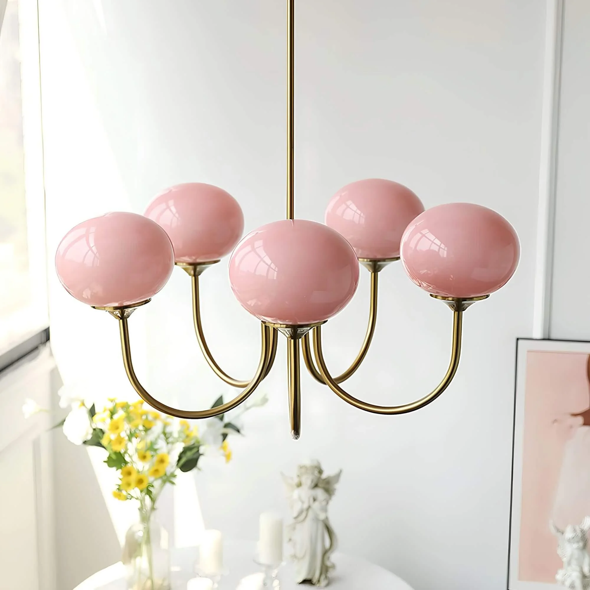 Glowing Delight Moderne Kronleuchter Aus Marshmallow Weiss 60cm Xlumina6