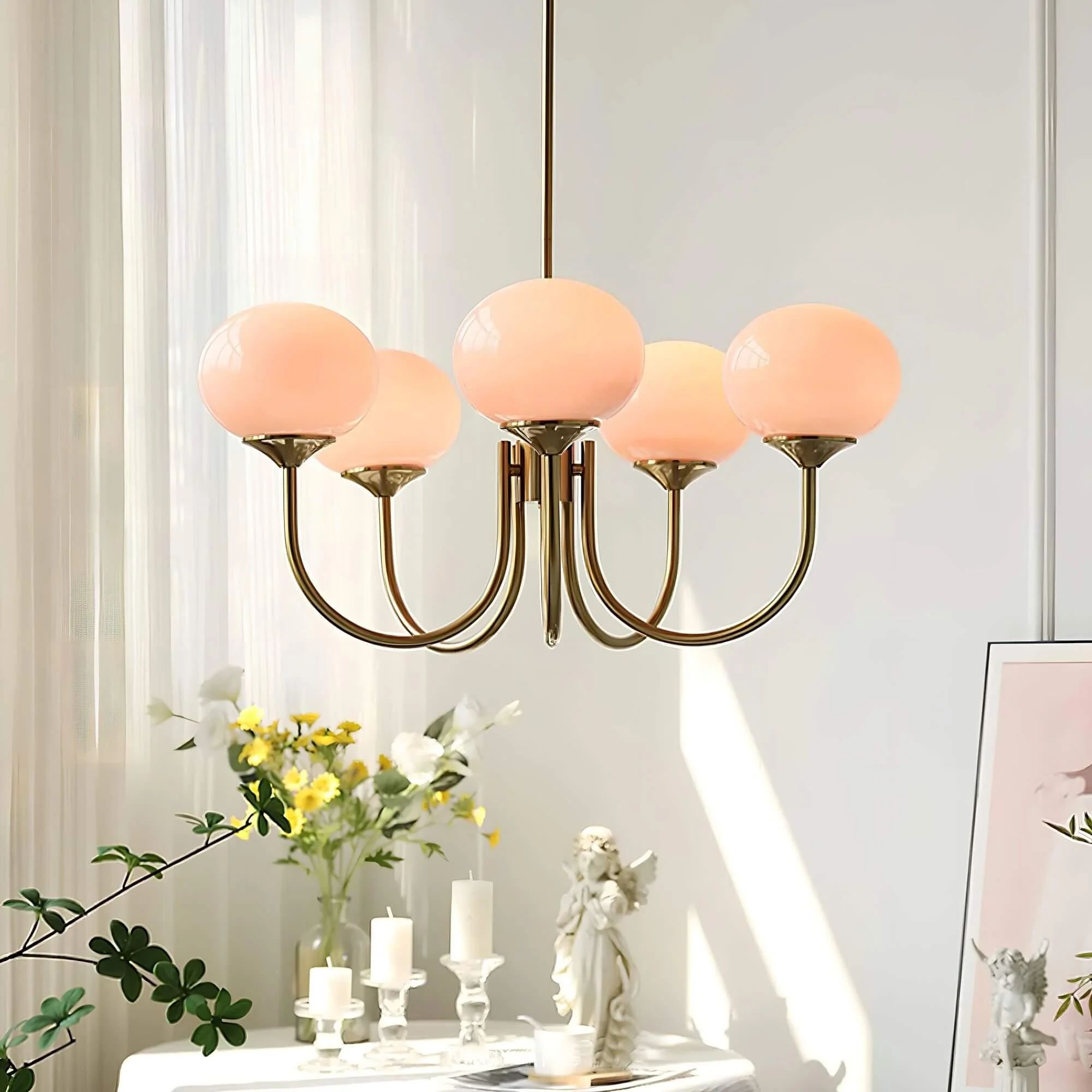 Glowing Delight Moderne Kronleuchter Aus Marshmallow Weiss 60cm Xlumina7