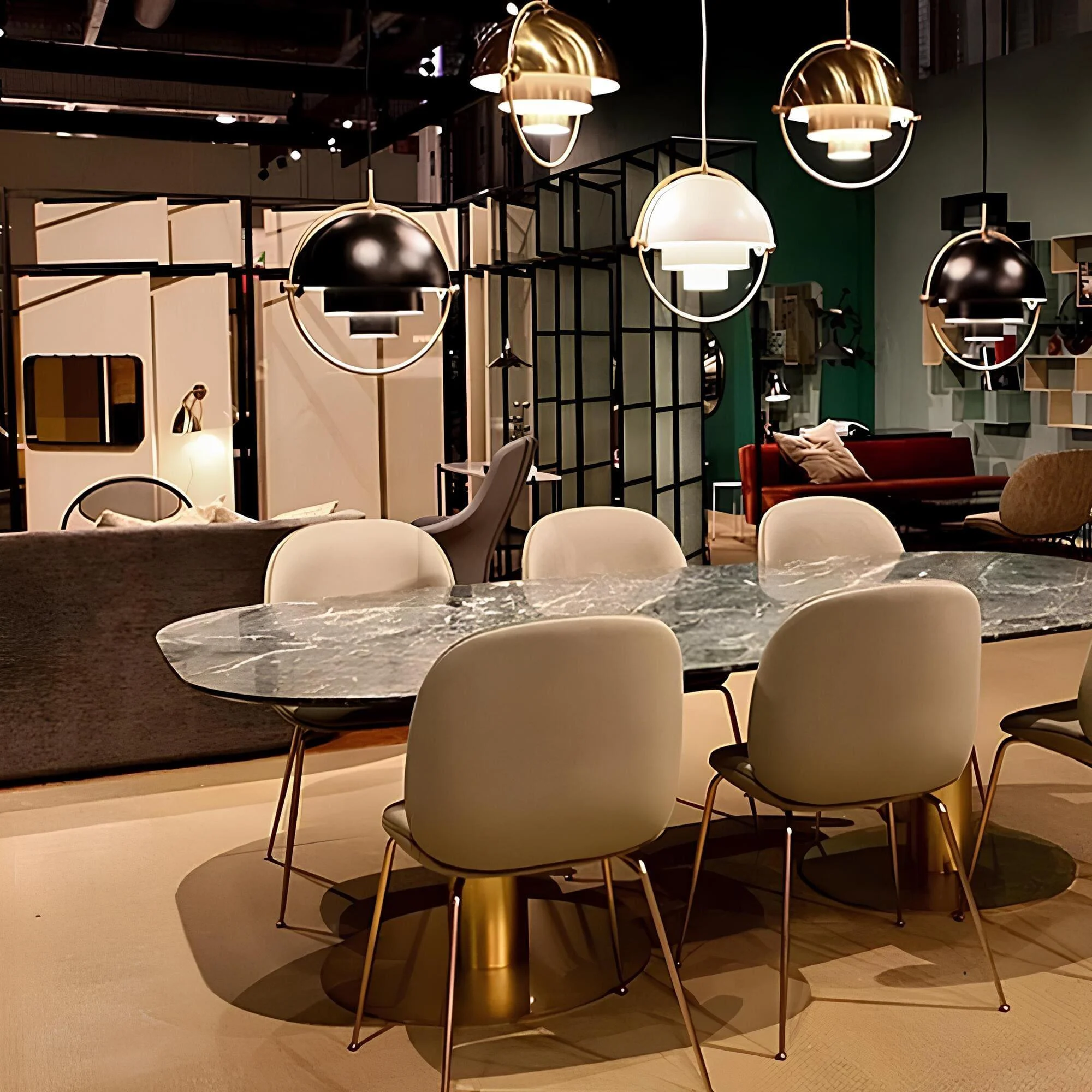 glowironflex-flexible-design-deckenlampe-schwarz-gold-modern-wohnzimmer-xlumina_3 Glowironflex Flexible Design Deckenlampe Schwarz Gold Modern Wohnzimmer Xlumina 3