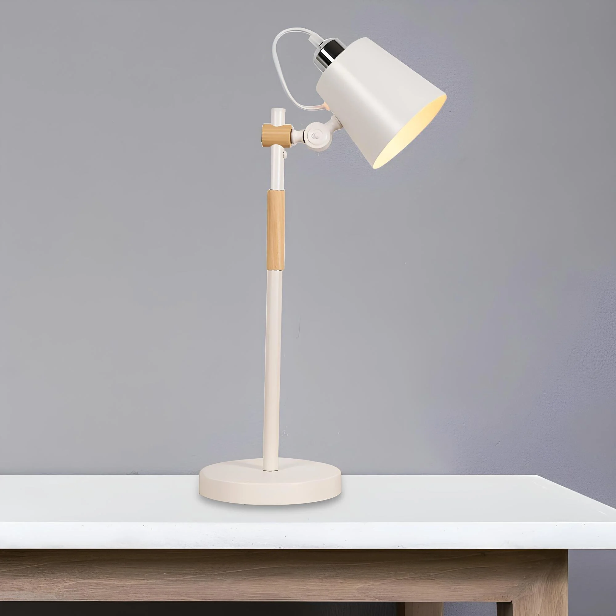 Glowzoe Industrielle Metalleimer Nachttischlampe Modern Industrie Design Xlumina 2