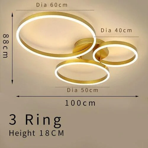 gold-circular-led-rings-ceiling-light-chandelier-633157 Gold Circular Led Rings Ceiling Light Chandelier 633157