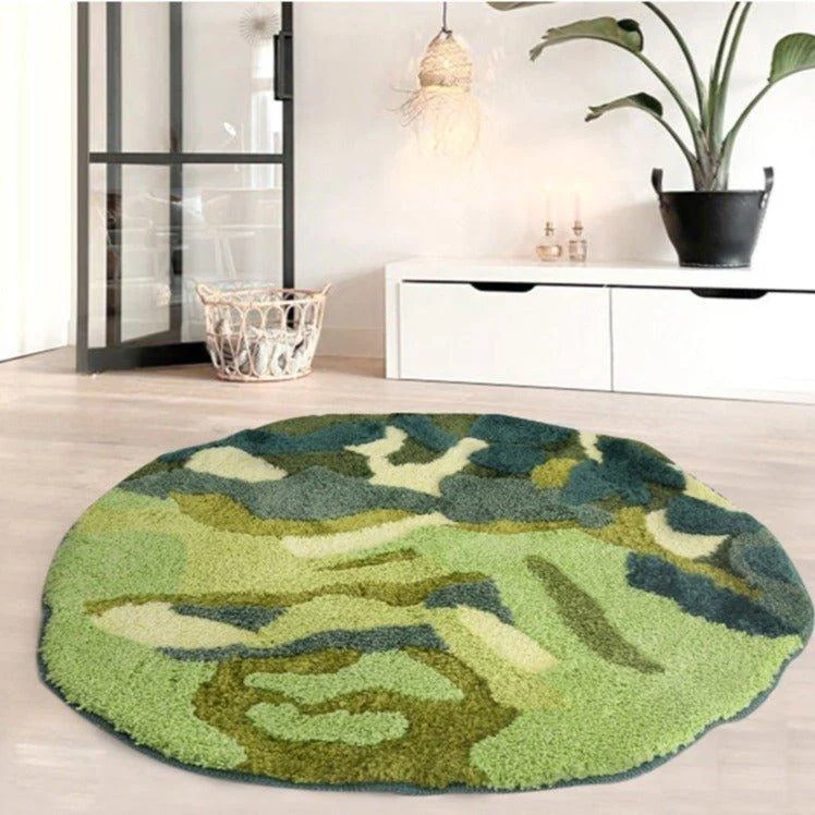 Greenery Circle Rug 464519