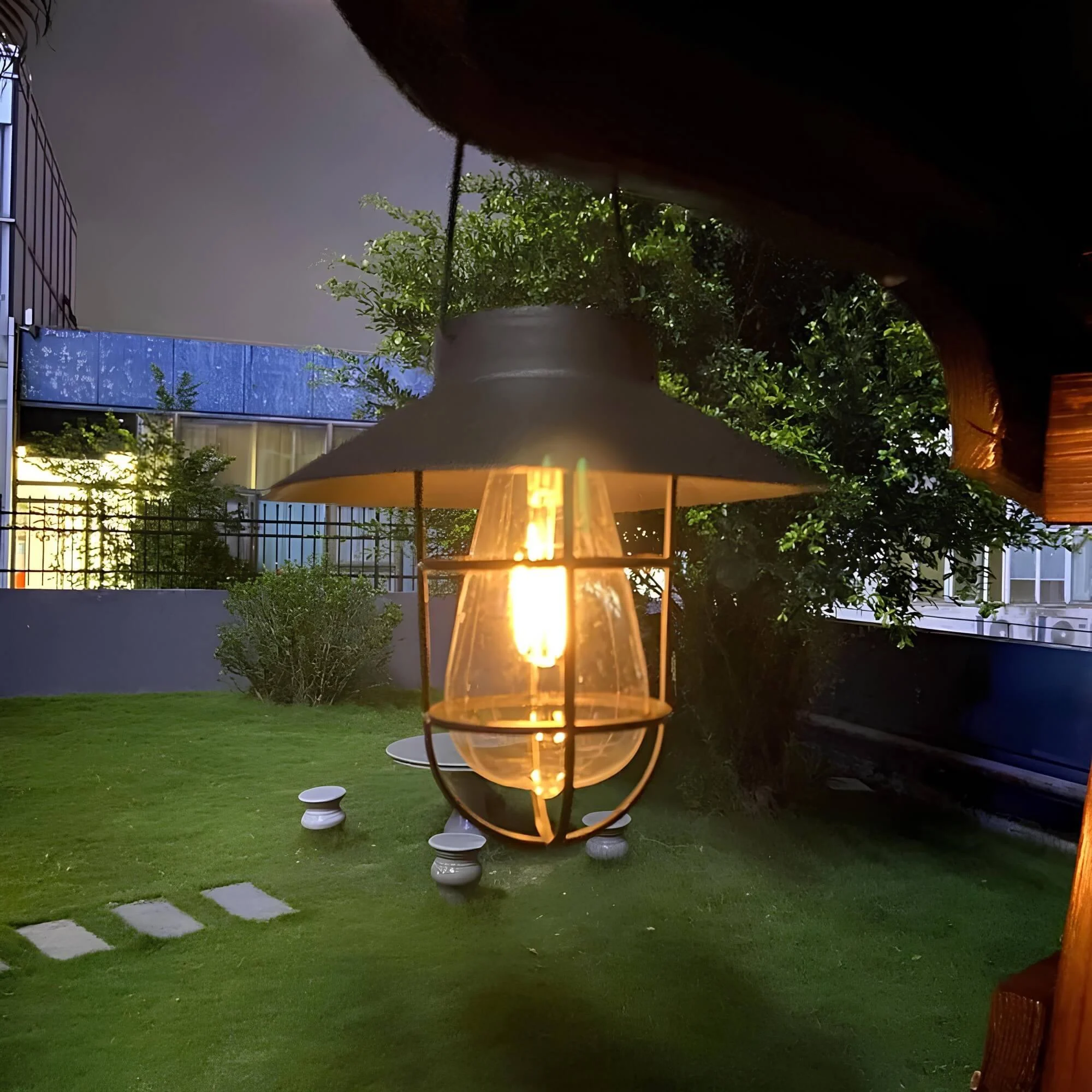 Heritagesolar Retro Zonnelaterne Aussenbereich Wetterfest Solarbetrieben Bronze Warmweisses Led Xlumina2