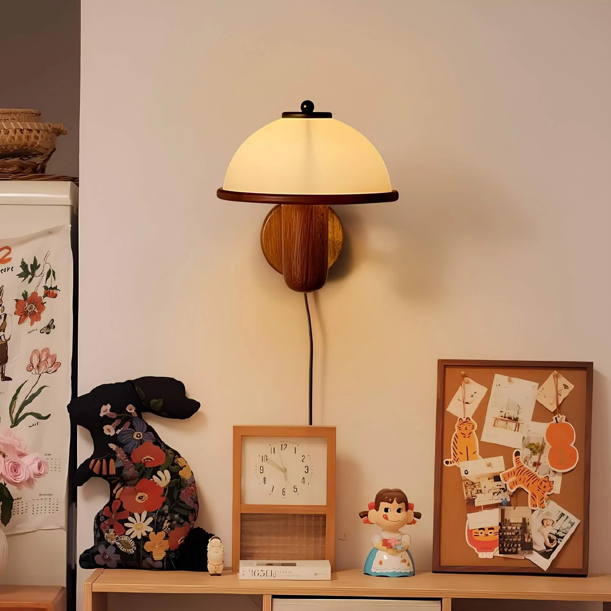 holz-pilz-wandlampe-naturliche-beleuchtung-pilzform-wohnzimmer-schlafzimmer-kinderzimmer-xlumina Holz Pilz Wandlampe Naturliche Beleuchtung Pilzform Wohnzimmer Schlafzimmer Kinderzimmer Xlumina