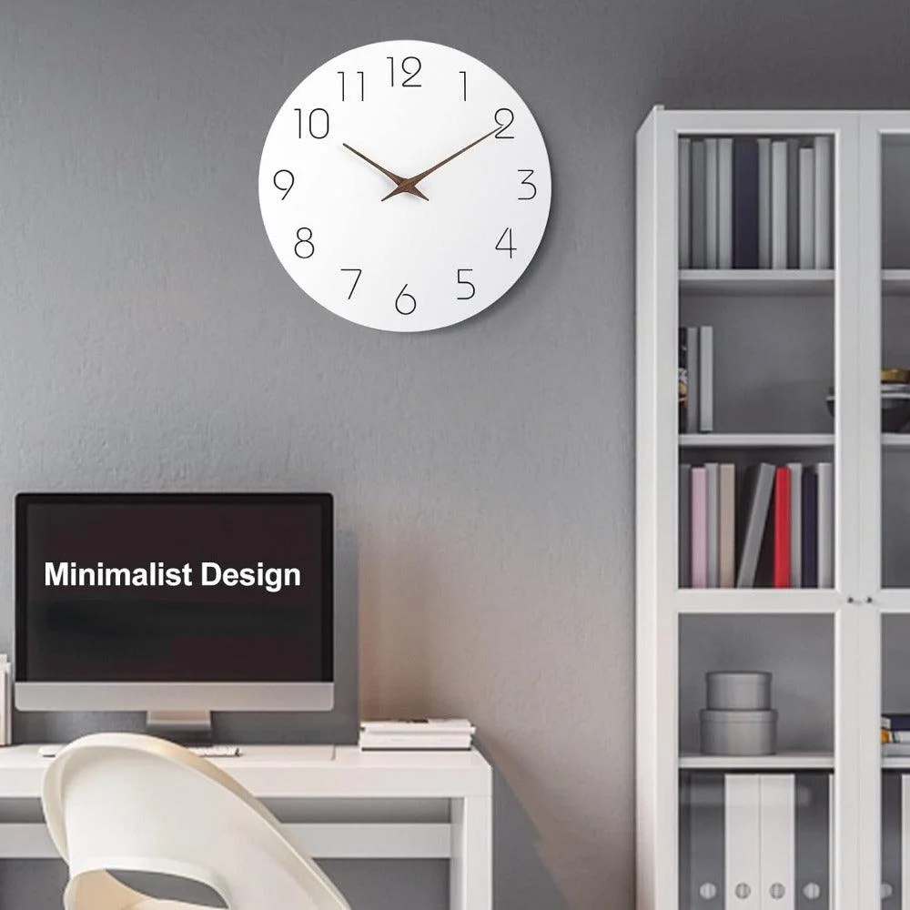 hpyiWall-Clock-12-Inch-Silent-Non-Ticking-Wood-Wall-Clocks-Battery-Operated-Wooden-White-Modern-Simple Hpyiwall Clock 12 Inch Silent Non Ticking Wood Wall Clocks Battery Operated Wooden White Modern Simple