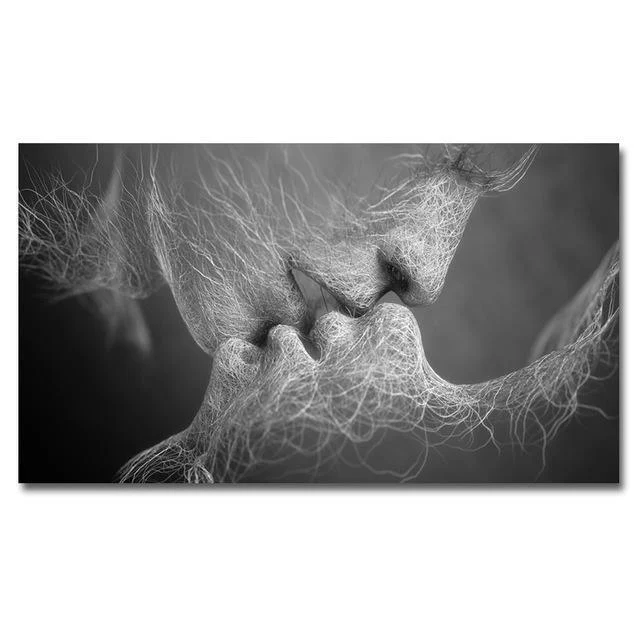 human-nerve-endings-abstract-kiss-of-fate-unframed-449500 Human Nerve Endings Abstract Kiss Of Fate Unframed 449500