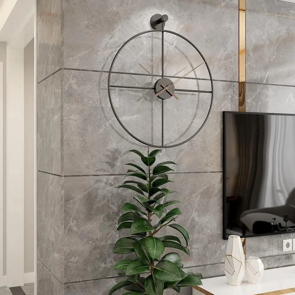 iNSTA 3d Metal Wall Clock -