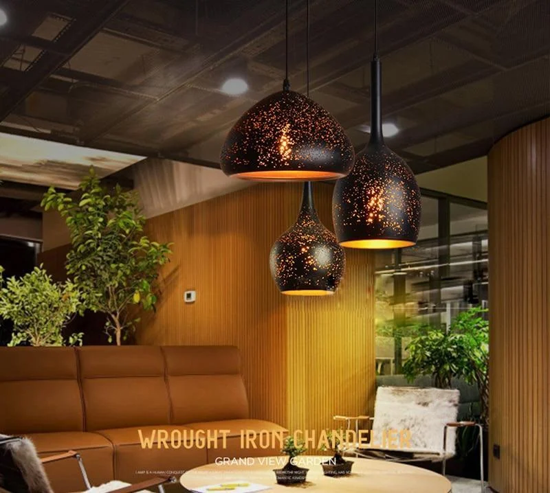iron-vintage-warm-loft-porous-restaurant-or-home-pendant-light-118350 Iron Vintage Warm Loft Porous Restaurant Or Home Pendant Light 118350