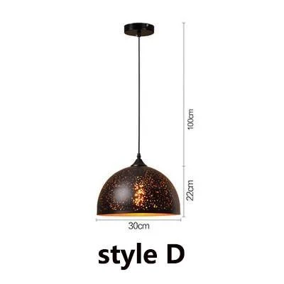 iron-vintage-warm-loft-porous-restaurant-or-home-pendant-light-241351 Iron Vintage Warm Loft Porous Restaurant Or Home Pendant Light 241351