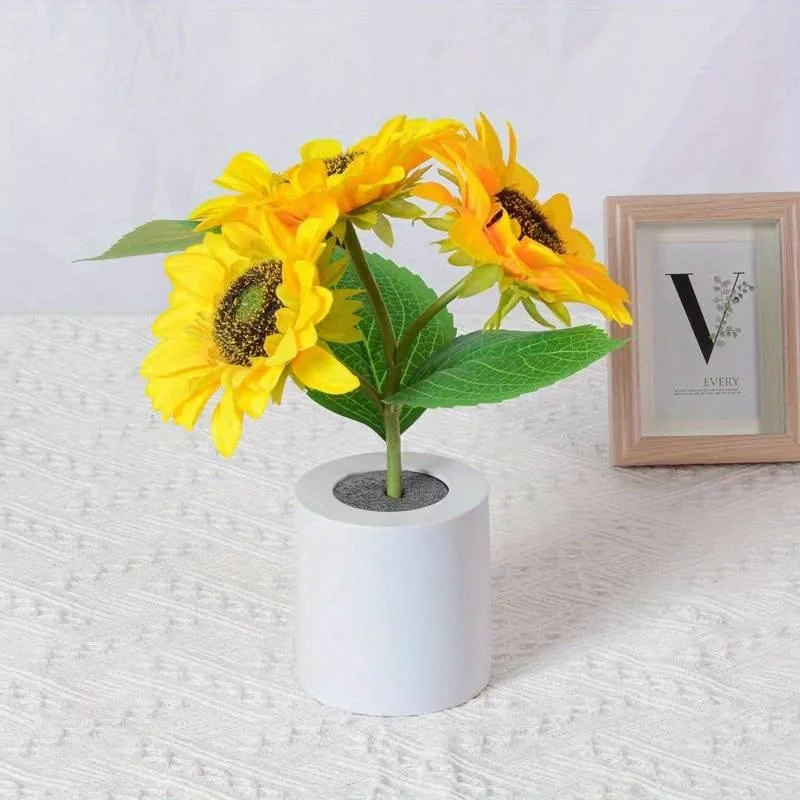Jardioui B Veilleuse Tournesol Esthetique Lumineuse 56971203379537