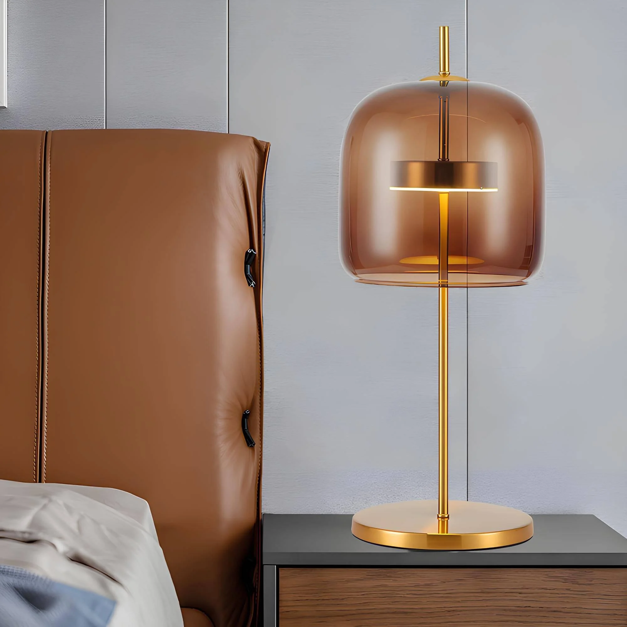jube-glastischlampe-rauchglas-erdtoene-schlafzimmerleuchte-elegant-modern-xlumina4 Jube Glastischlampe Rauchglas Erdtoene Schlafzimmerleuchte Elegant Modern Xlumina4