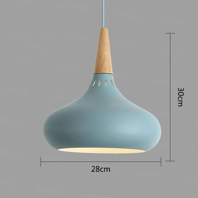 led-11-wide-aluminum-wood-pendant-lights-879573 Led 11 Wide Aluminum Wood Pendant Lights 879573