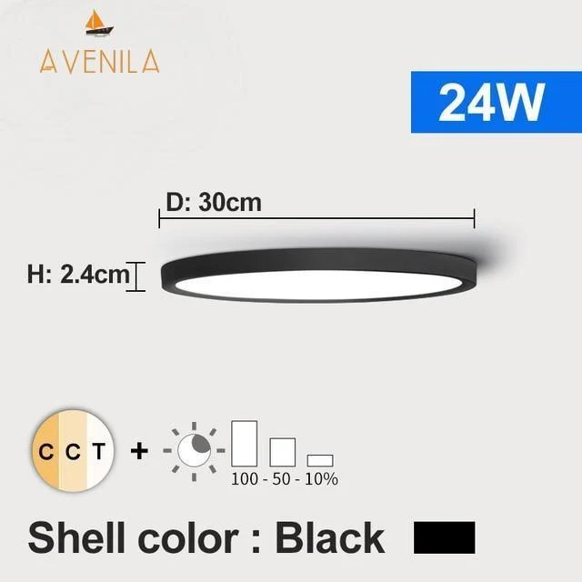 led-dimmable-ceiling-light-12w-18w-24w-32w-220v-with-3-color-adjustable-148412 Led Dimmable Ceiling Light 12w 18w 24w 32w 220v With 3 Color Adjustable 148412
