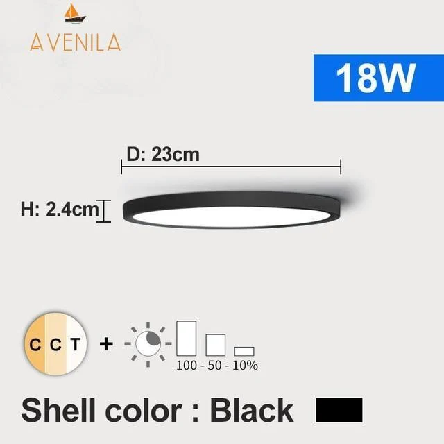 led-dimmable-ceiling-light-12w-18w-24w-32w-220v-with-3-color-adjustable-385724 Led Dimmable Ceiling Light 12w 18w 24w 32w 220v With 3 Color Adjustable 385724