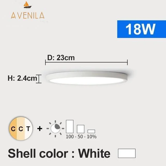 led-dimmable-ceiling-light-12w-18w-24w-32w-220v-with-3-color-adjustable-486215 Led Dimmable Ceiling Light 12w 18w 24w 32w 220v With 3 Color Adjustable 486215