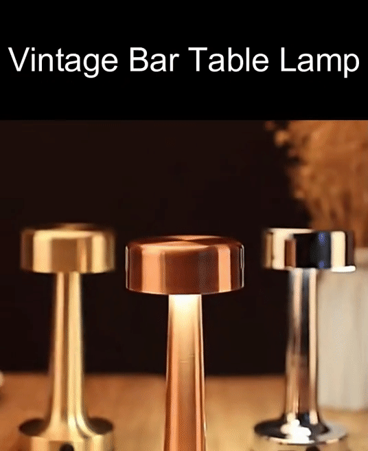 Rechargeable Touch Control LED Table Lamp with 3 Color Changing for Bar, Coffee Table, Dining Night Light – Katy Craft