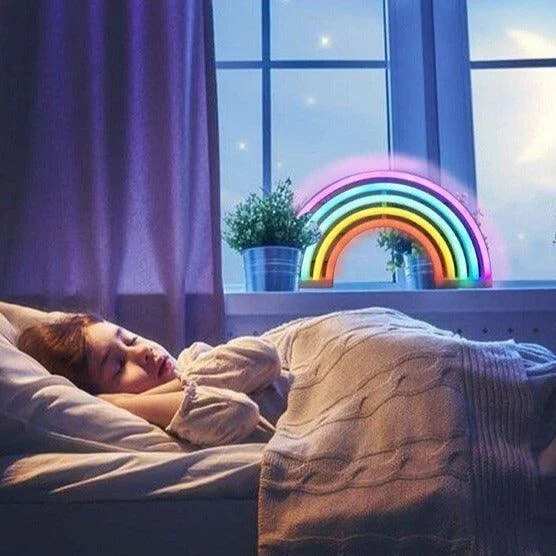 Led Wall Hanging Rainbow Neon Patchandbagel 912834