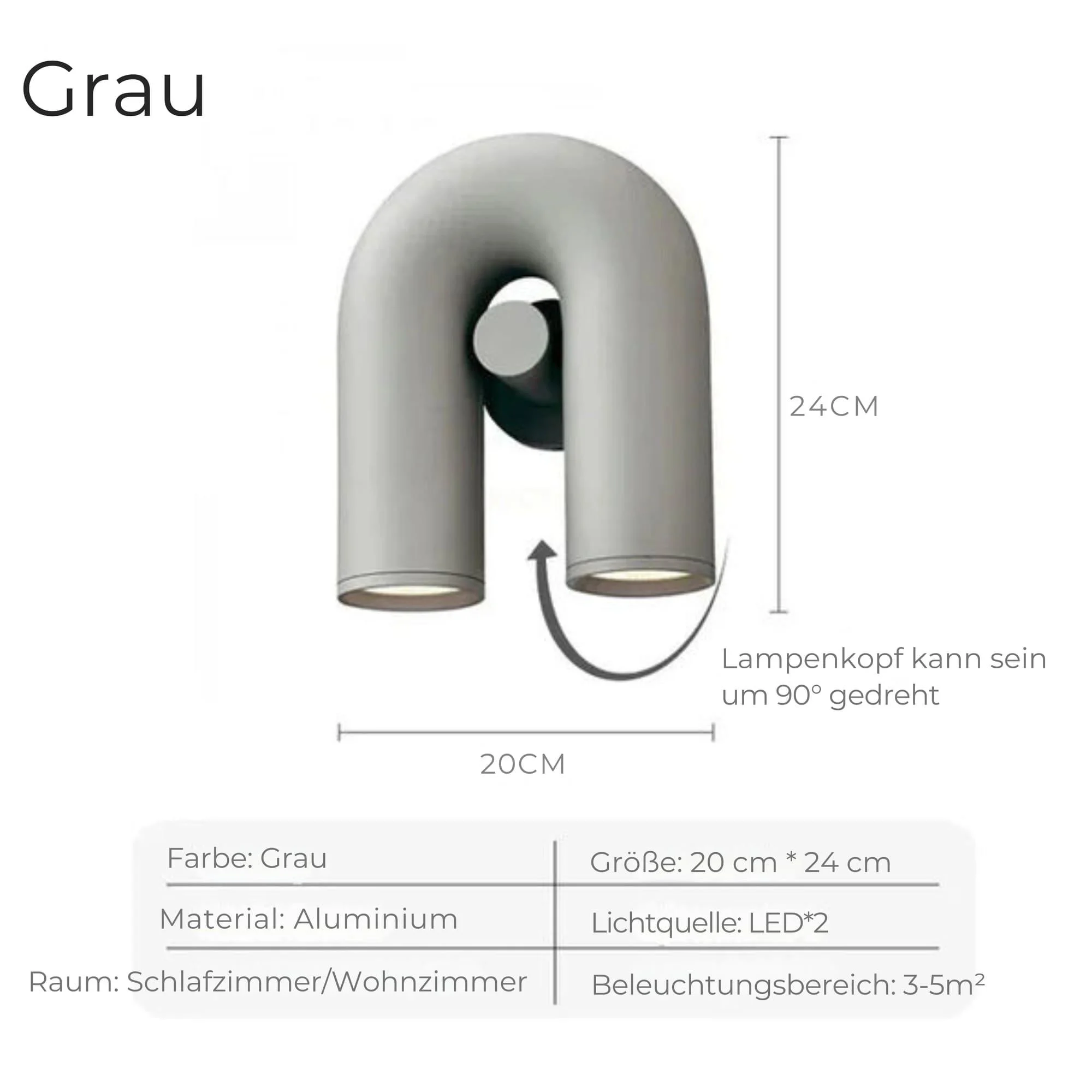 led-wandlampe-uformig-modern-energiesparend-aluminium-xlumina_10 Led Wandlampe Uformig Modern Energiesparend Aluminium Xlumina 10