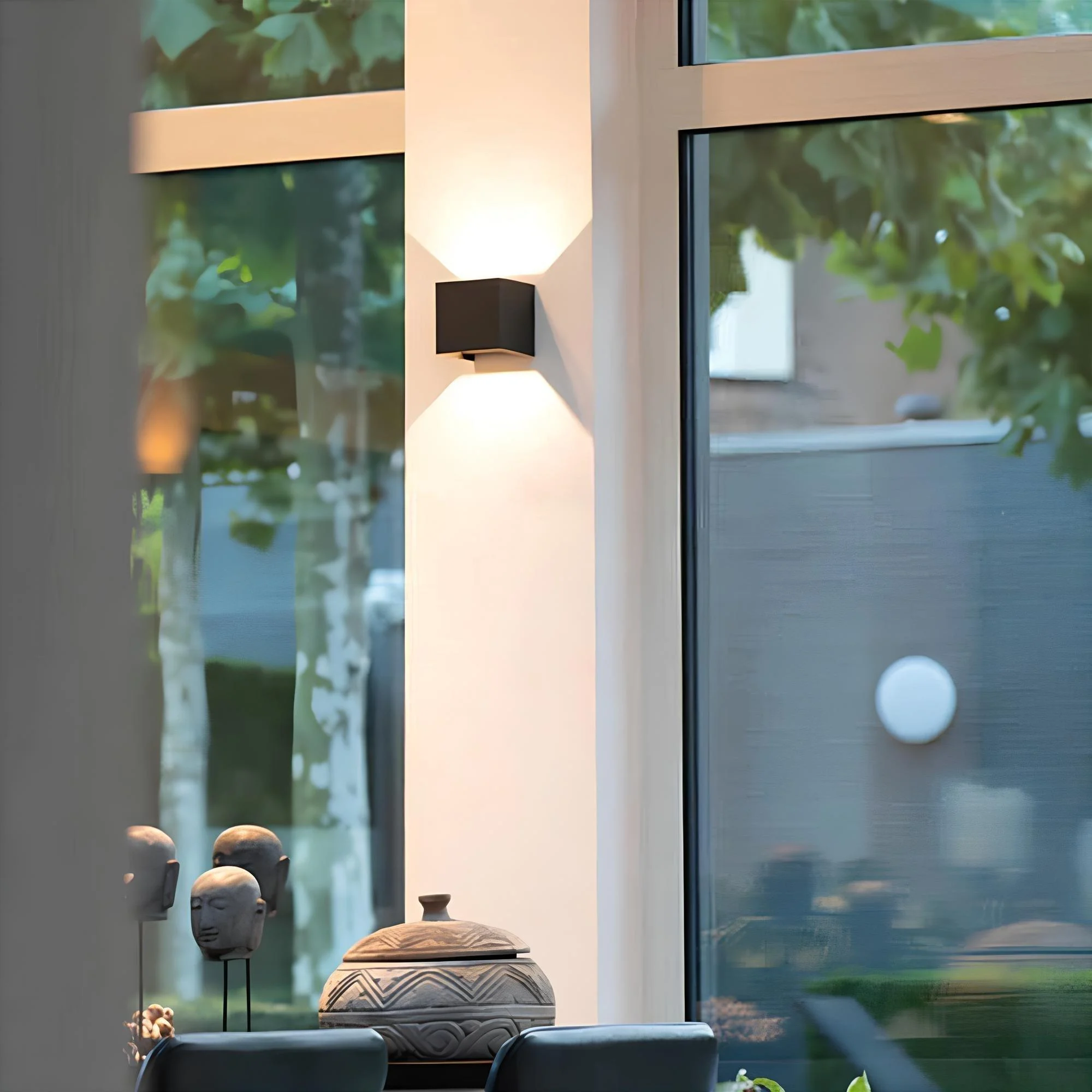 Led Wuerfel Wandlampe Modern Stilvoll 6w Warmweiss Aluminium Energiesparend Xlumina 2