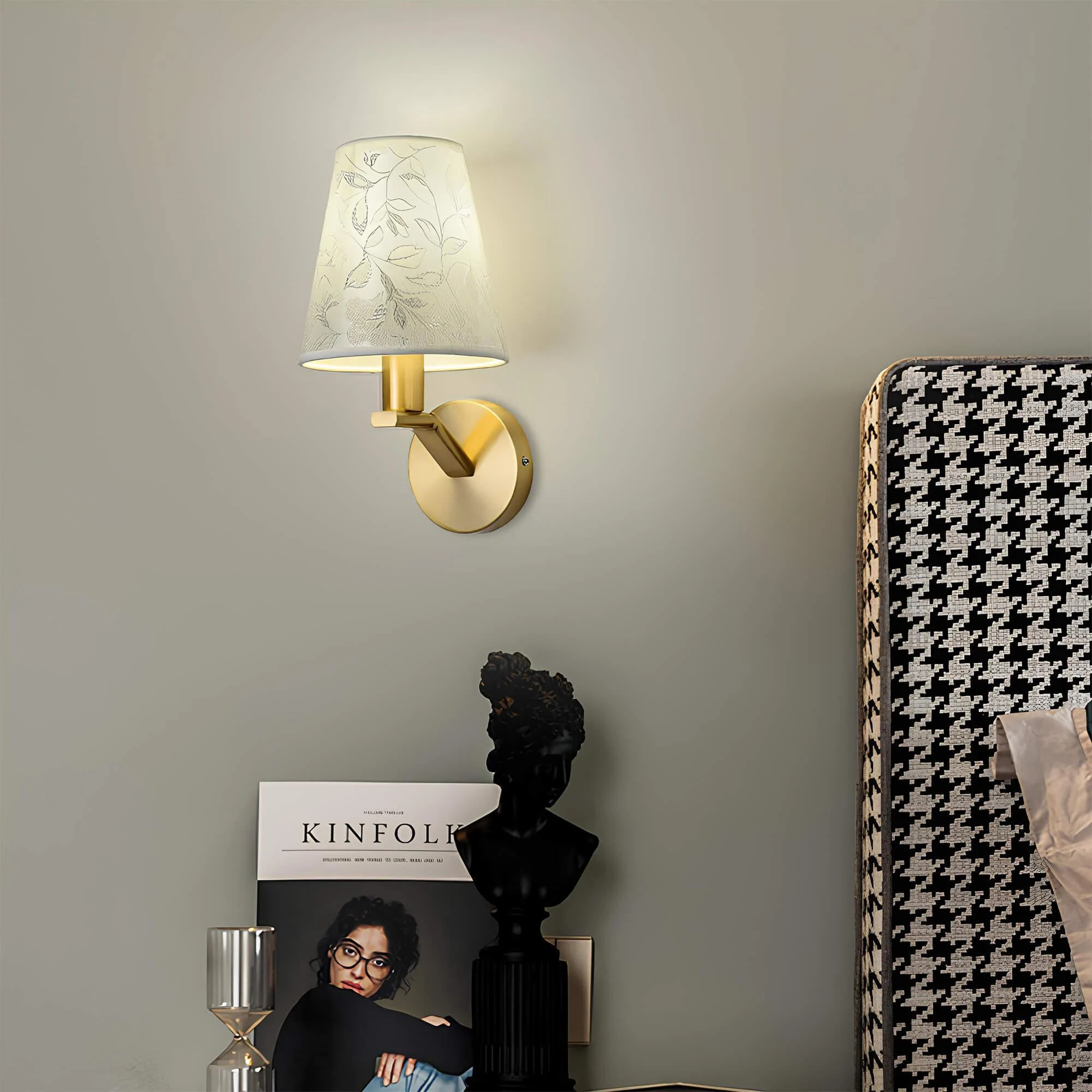 lichtbluete-moderne-wandlampe-stoffschirm-beige-weiss-grau-e27-xlumina Lichtbluete Moderne Wandlampe Stoffschirm Beige Weiss Grau E27 Xlumina