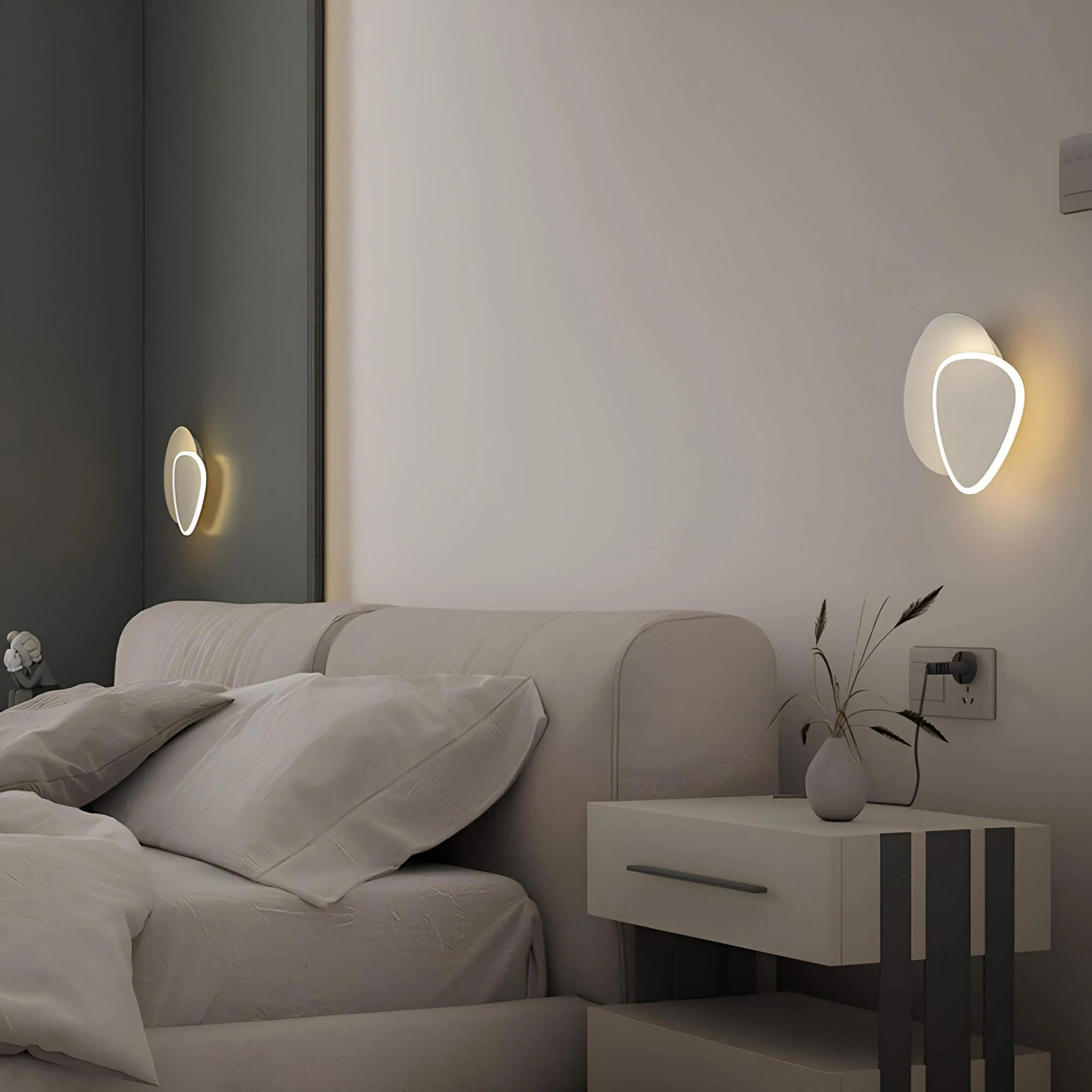 Lichtlux Led Wandlampe Modernes Design Energiesparende Beleuchtung Aluminium Wandleuchte Wohnzimmer Flur Xluminia2