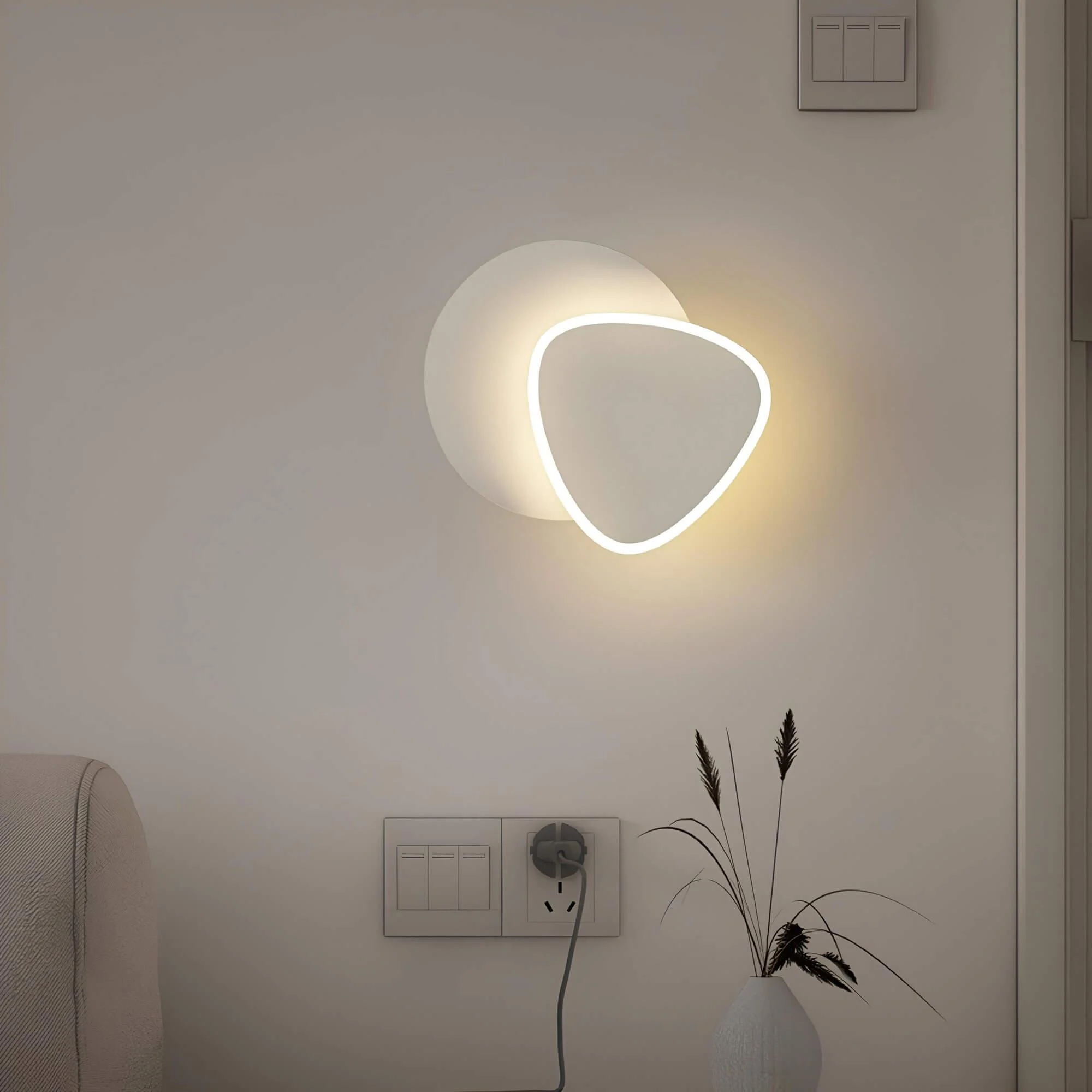 Lichtlux Led Wandlampe Modernes Design Energiesparende Beleuchtung Aluminium Wandleuchte Wohnzimmer Flur Xluminia4