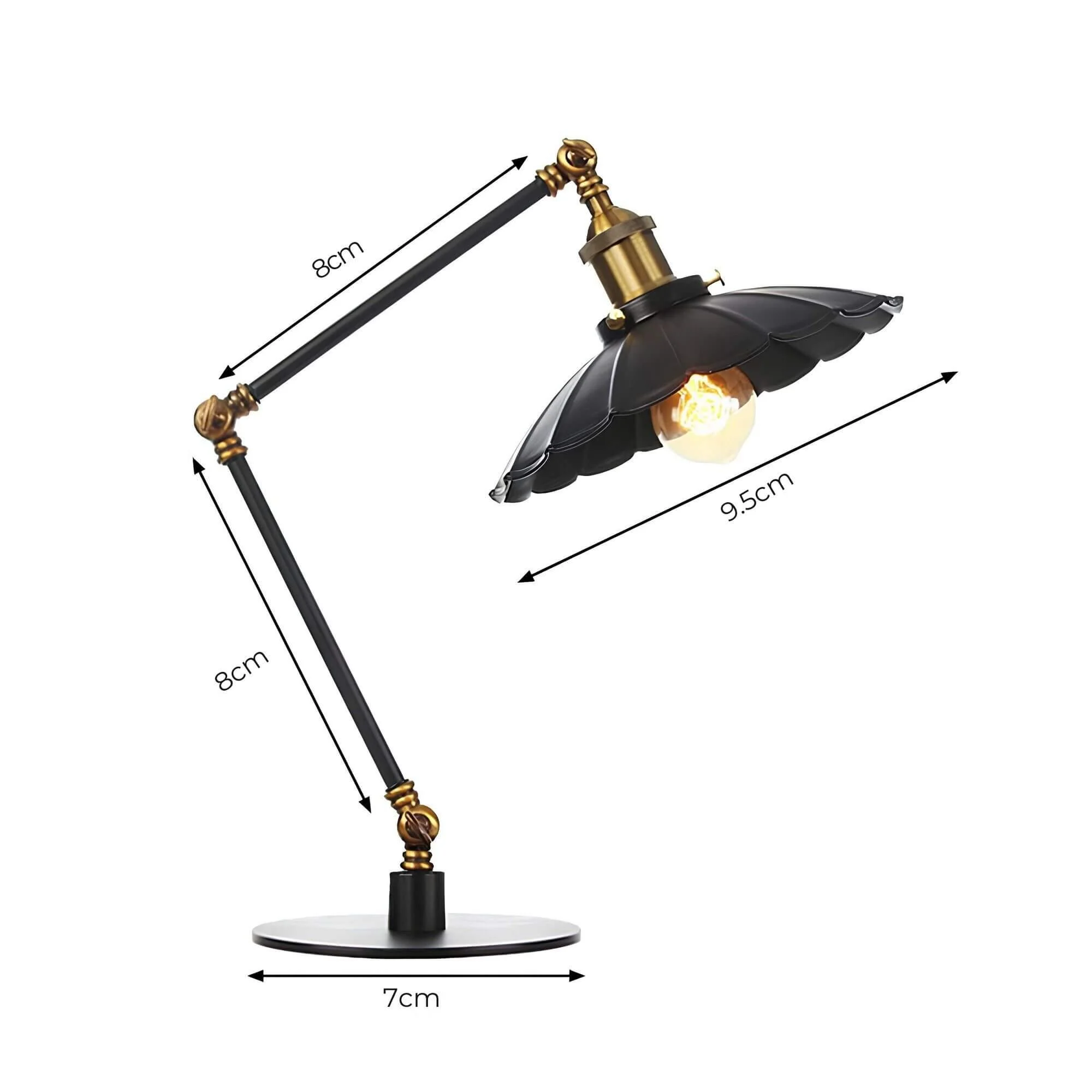 lichtstil-vintage-verstellbare-metall-tischlampe-industrial-retro-schwarz-kupfer-messing-xlumina6 Lichtstil Vintage Verstellbare Metall Tischlampe Industrial Retro Schwarz Kupfer Messing Xlumina6
