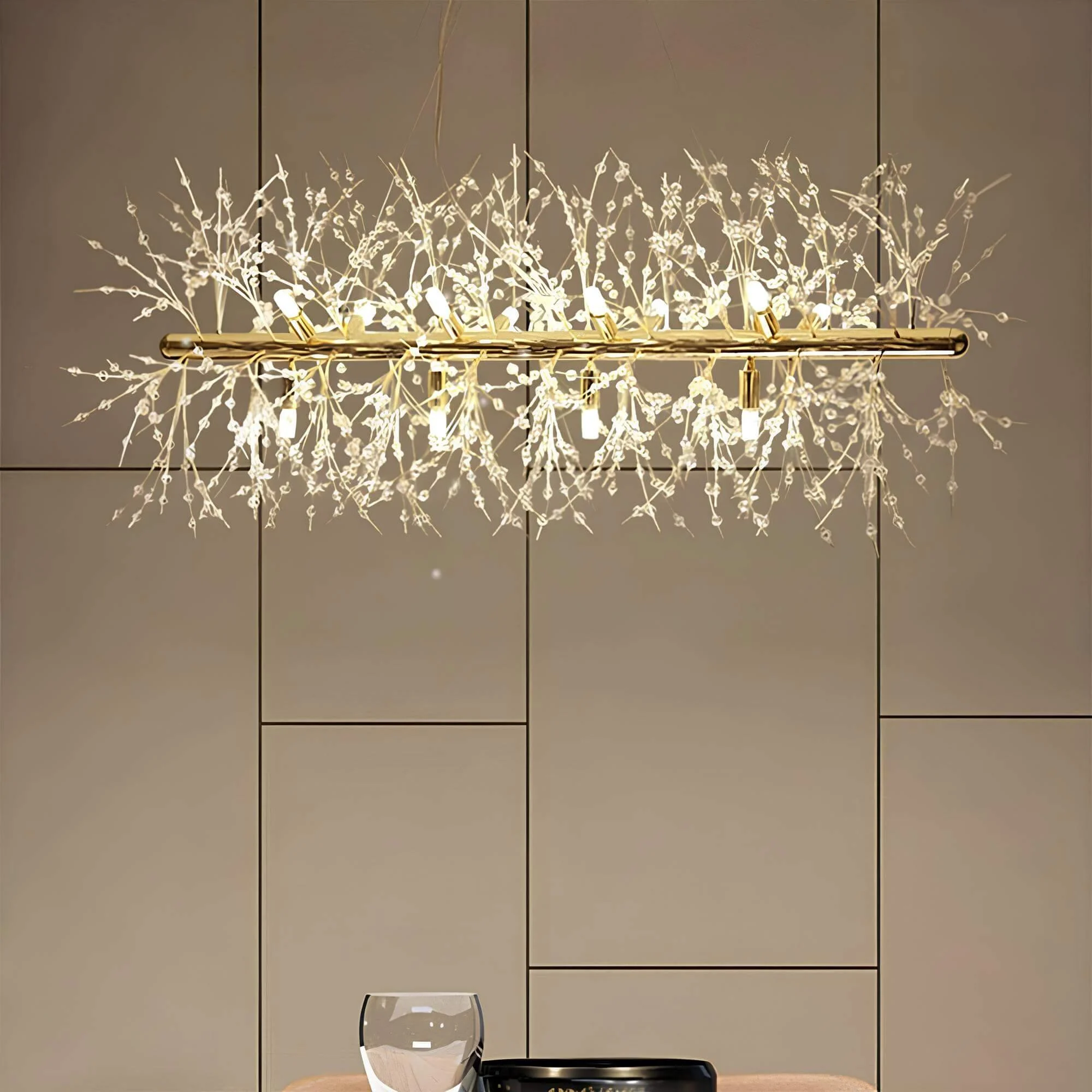 Lili Design Led Haengeleuchte Weiss Golden Metall Pendelleuchte Wohnzimmer Esszimmer Xlumina 4