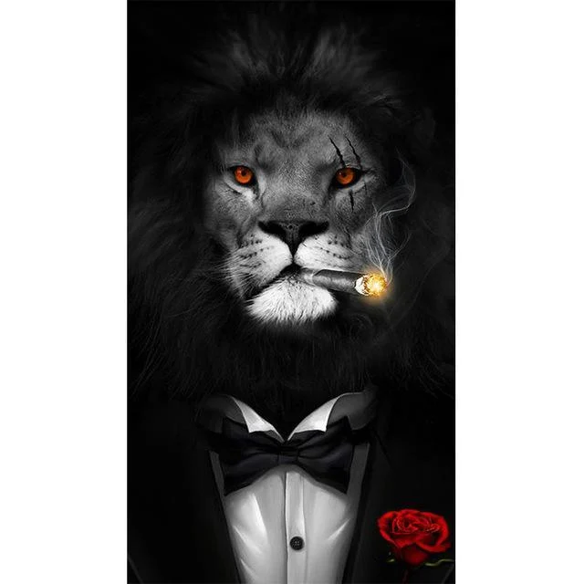 lion-smoking-cigar-in-tuxedo-poster-wall-art-posters-and-prints-animal-143171 Lion Smoking Cigar In Tuxedo Poster Wall Art Posters And Prints Animal 143171