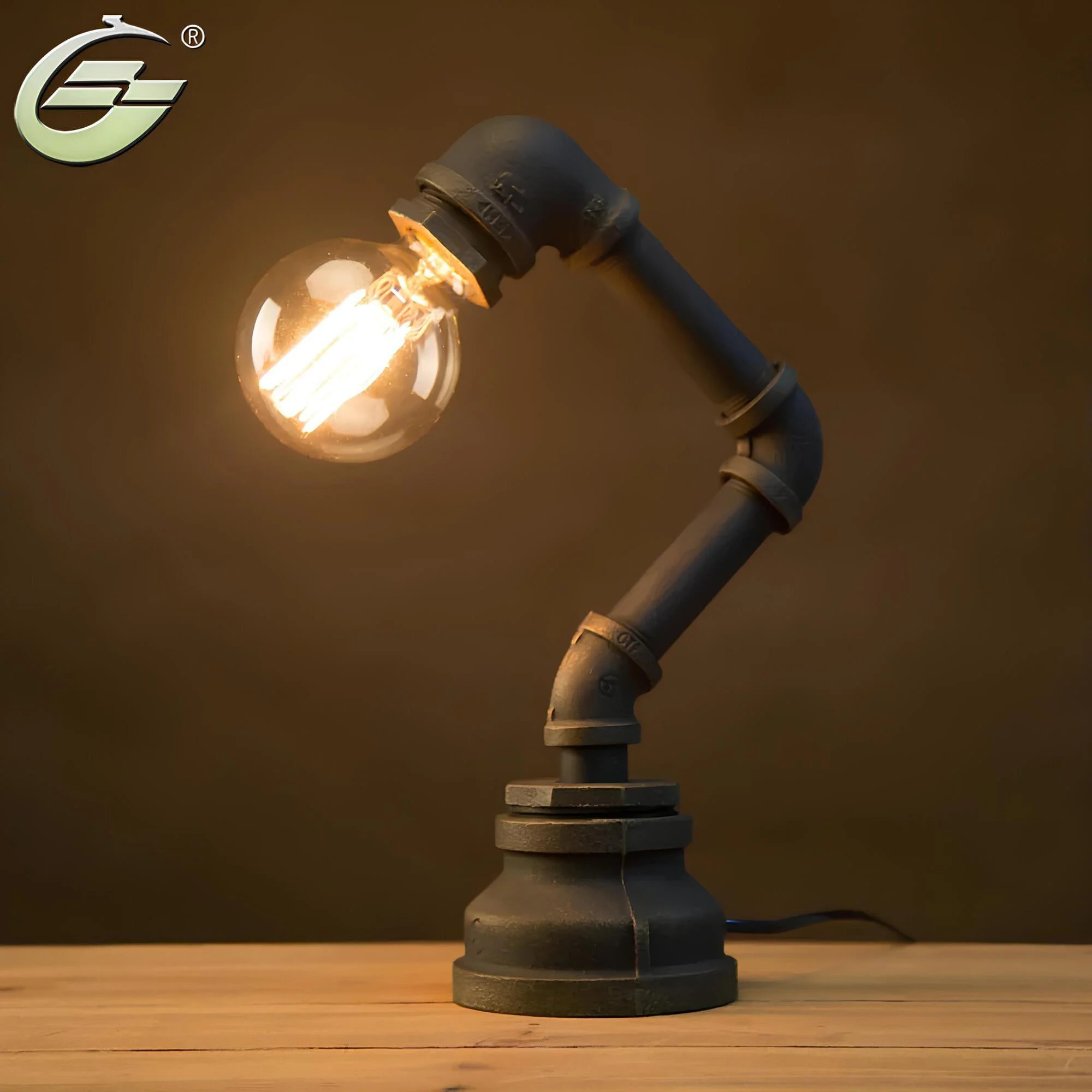 liquidluxe-kreative-eisenTischlampe-industrial-waterpipe-design-e27-fassung-schwarz-bronze-xlumina_4 Liquidluxe Kreative Eisentischlampe Industrial Waterpipe Design E27 Fassung Schwarz Bronze Xlumina 4