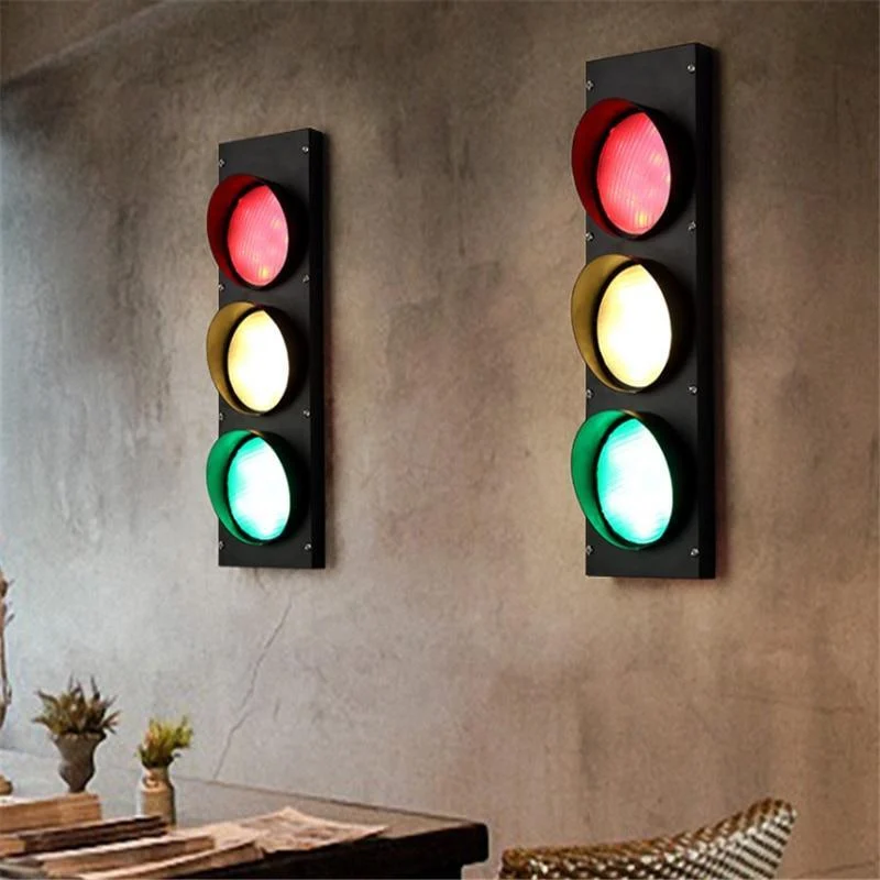 loft-industrial-style-stoplight-wall-light-295239 Loft Industrial Style Stoplight Wall Light 295239