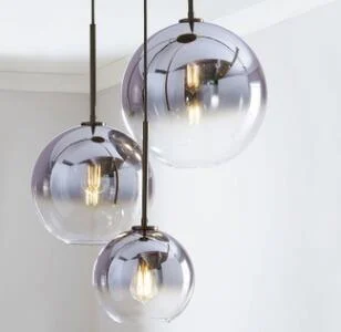 loft-modern-pendant-light-silver-gold-glass-ball-hanging-lamp-975965 Loft Modern Pendant Light Silver Gold Glass Ball Hanging Lamp 975965