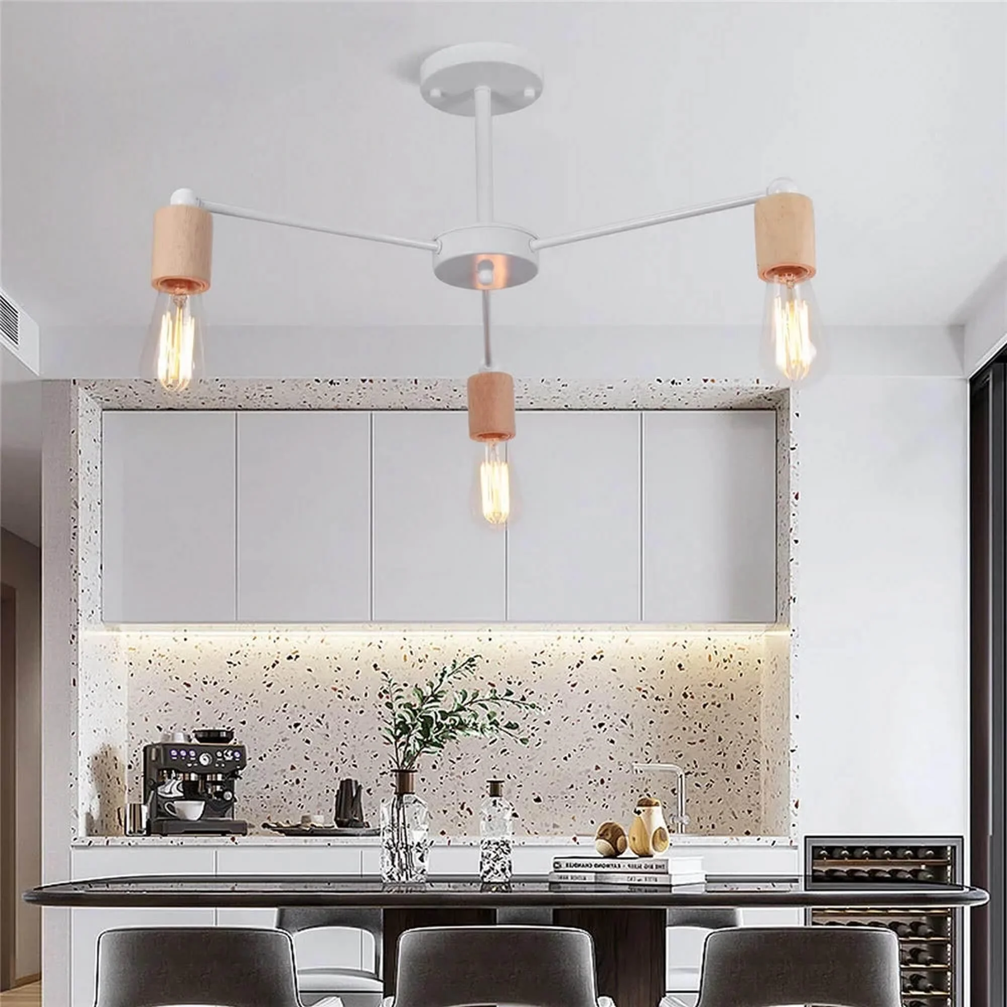 loftluster-skandinavischer-loft-kronleuchter-metall-schwarz-weiss-verstellbare-leuchtenarme-wohnzimmer-xlumina7 Loftluster Skandinavischer Loft Kronleuchter Metall Schwarz Weiss Verstellbare Leuchtenarme Wohnzimmer Xlumina7